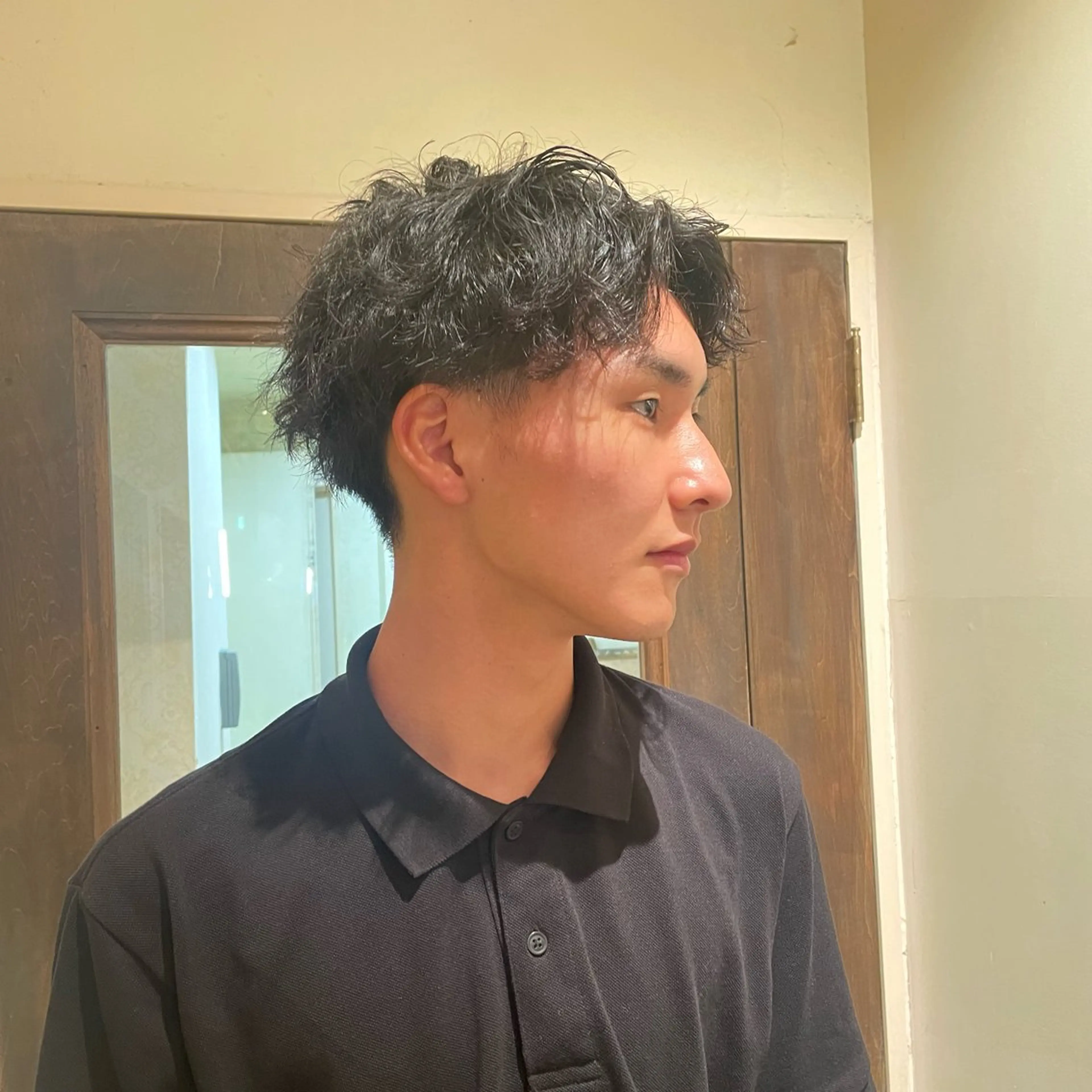 メンズ 髪質改善カラー ベージュ🤎YUMEのヘアスタイル