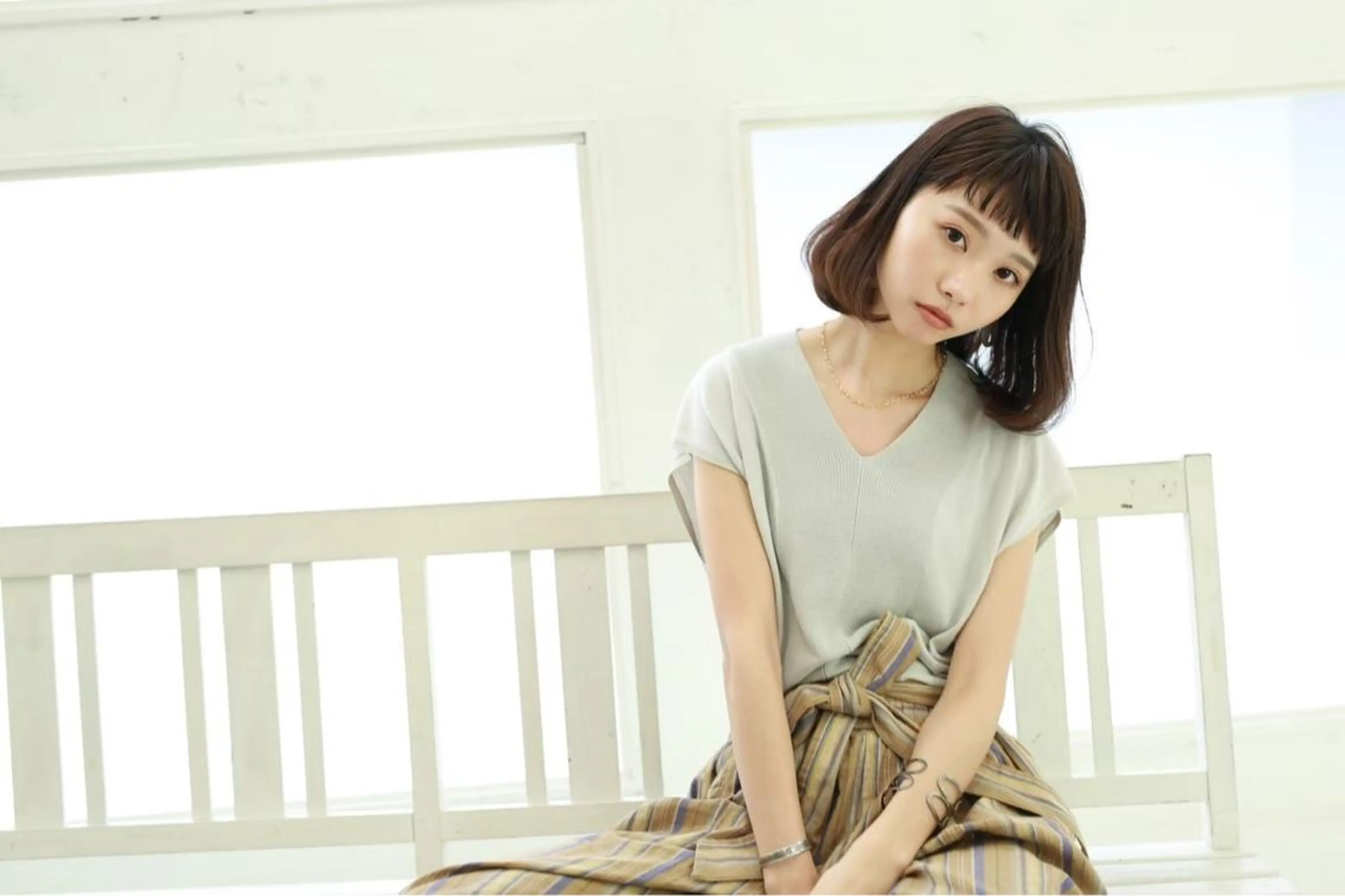 ショート LEVIJU hair所属・韓国ヘア🕊村上 ののこ🕊のヘアスタイル