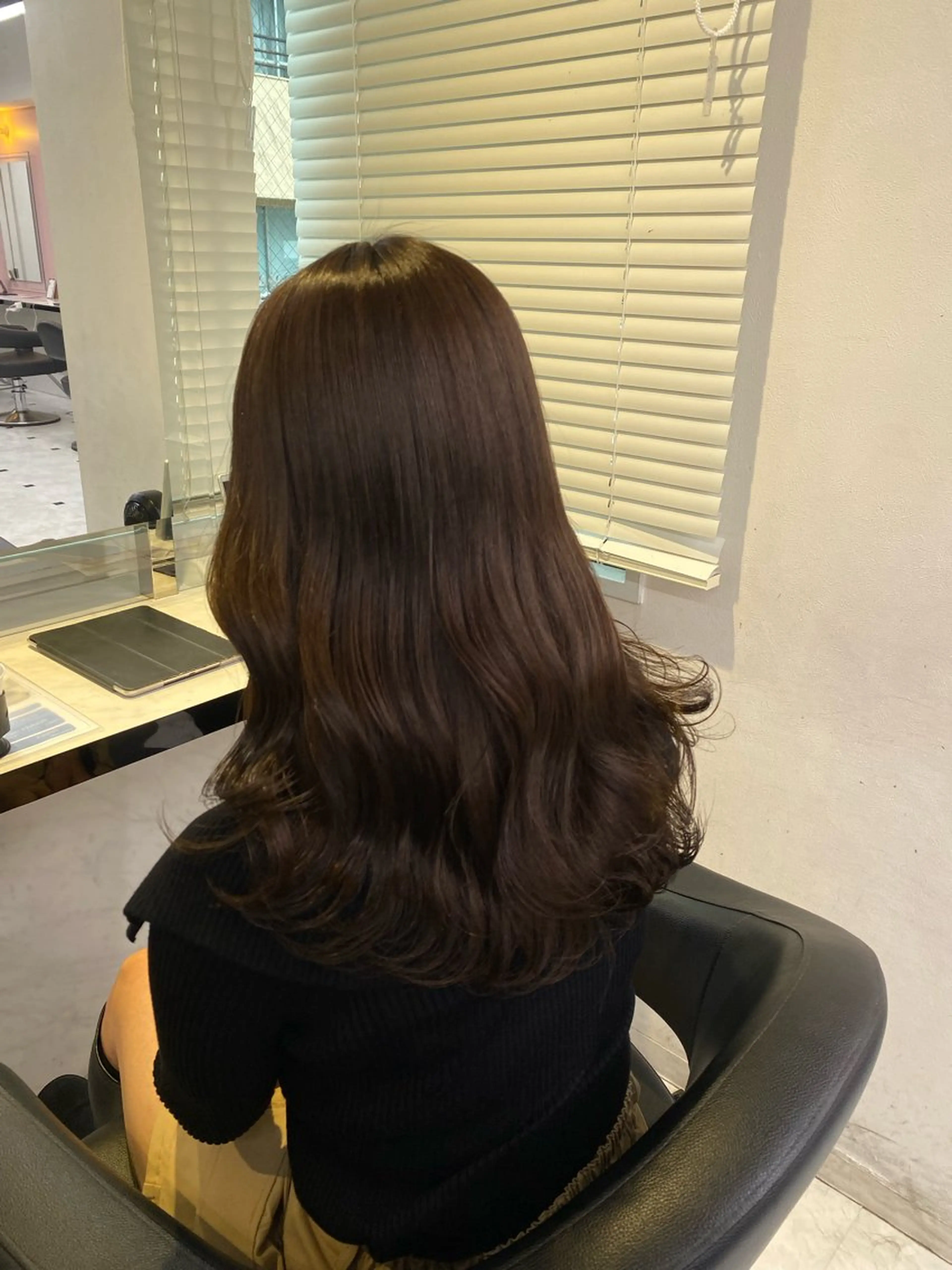 カラー ヘアカラー トリートメント ♥️韓国/ガーリー 暖色misa♥️のヘアスタイル