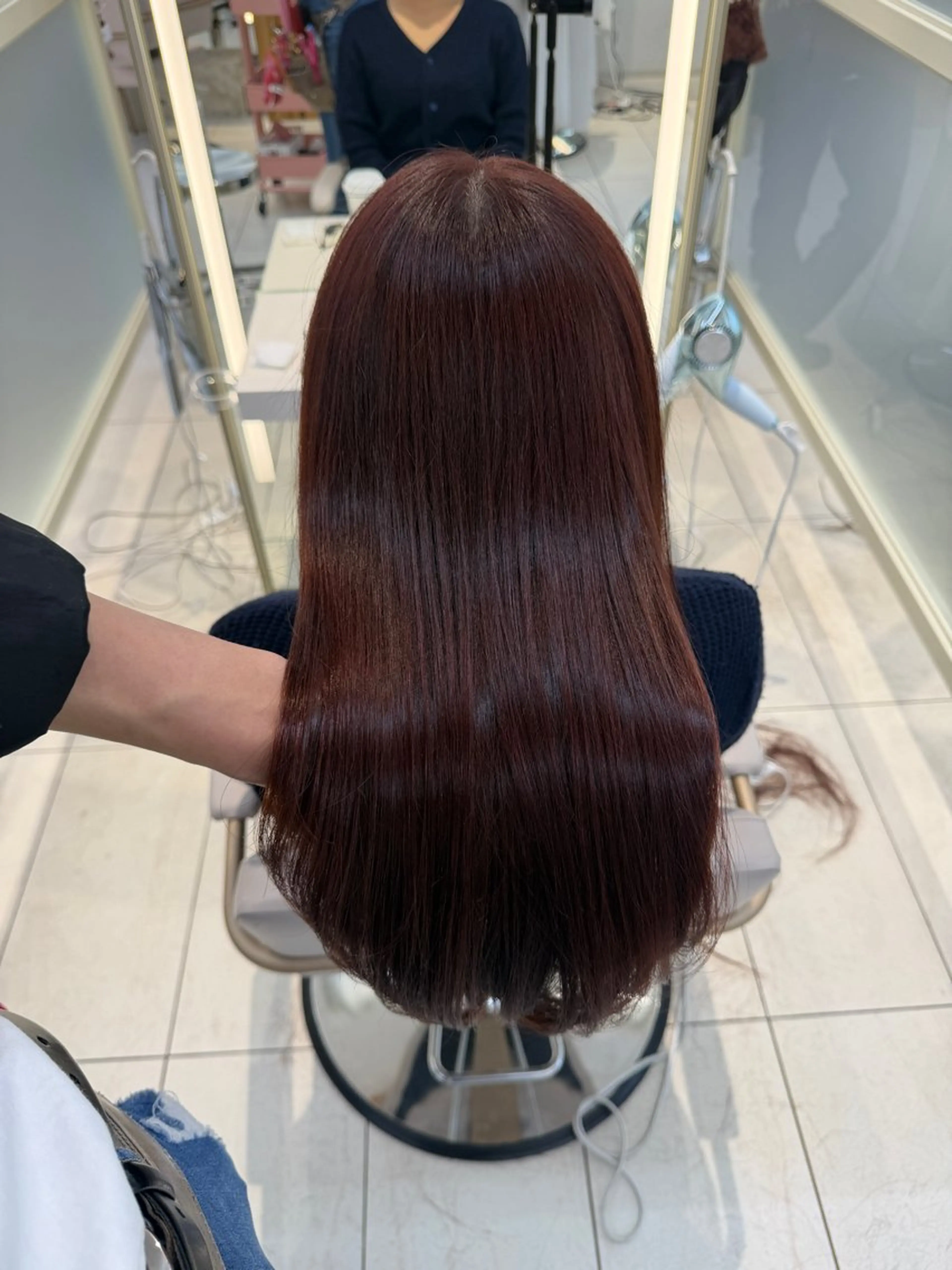 セミロング カット ヘアカラー トリートメント 顔周り/艶感カラー /レイヤー/TAKUのヘアスタイル