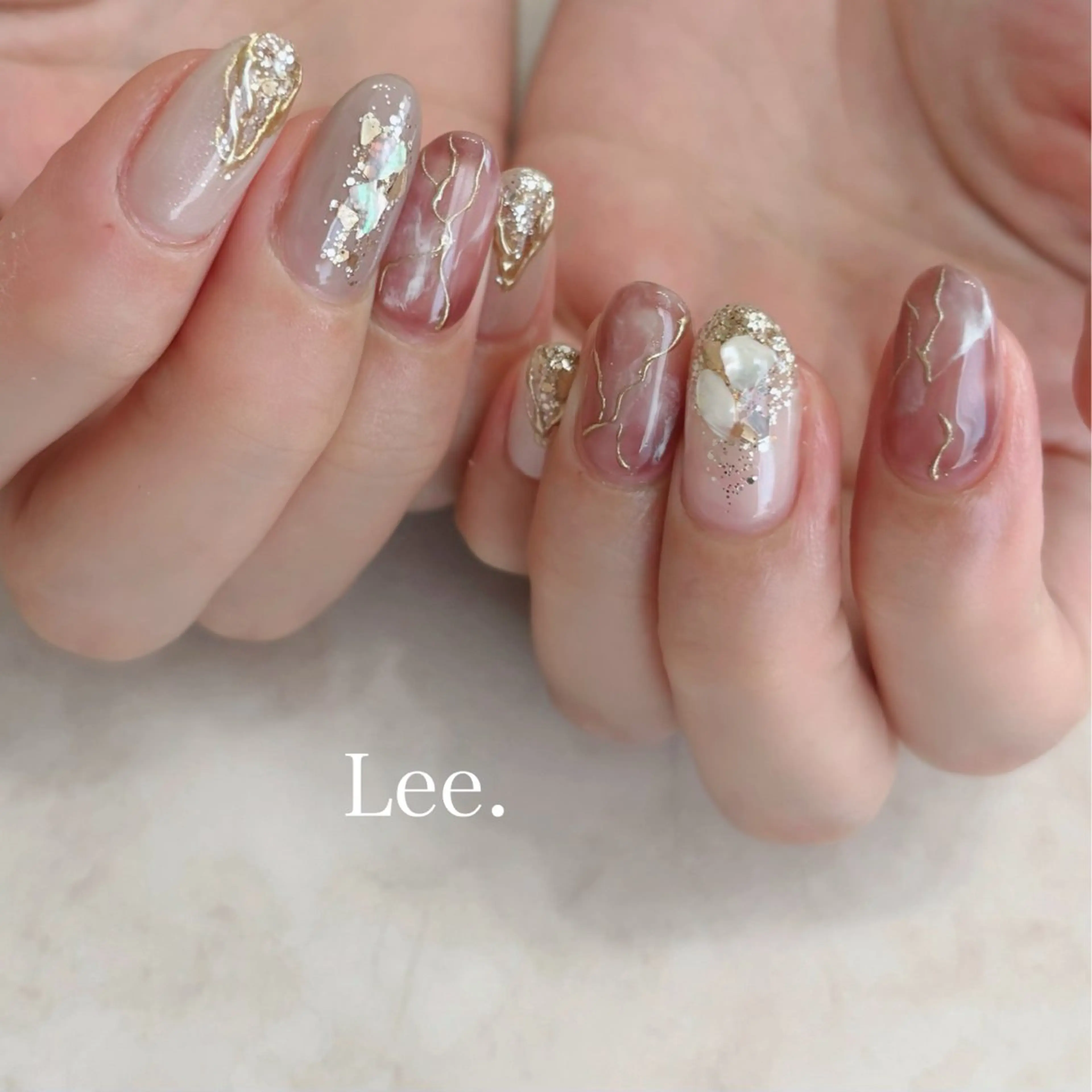 ネイル ハンドネイル Lee.nail ハルカのネイルデザイン