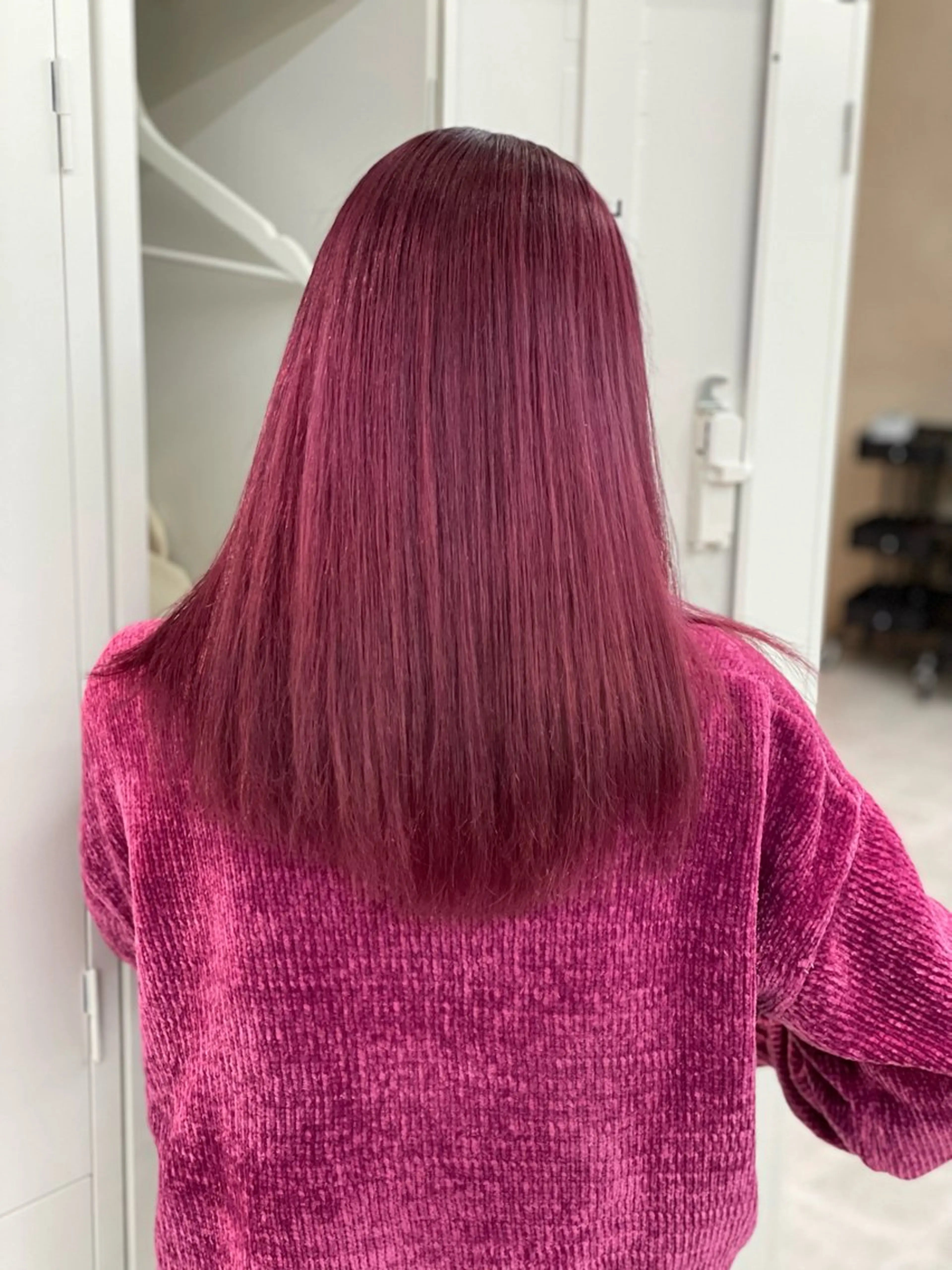 ロング カラー ショーヤ/ブリーチ /バレイヤージュのヘアスタイル