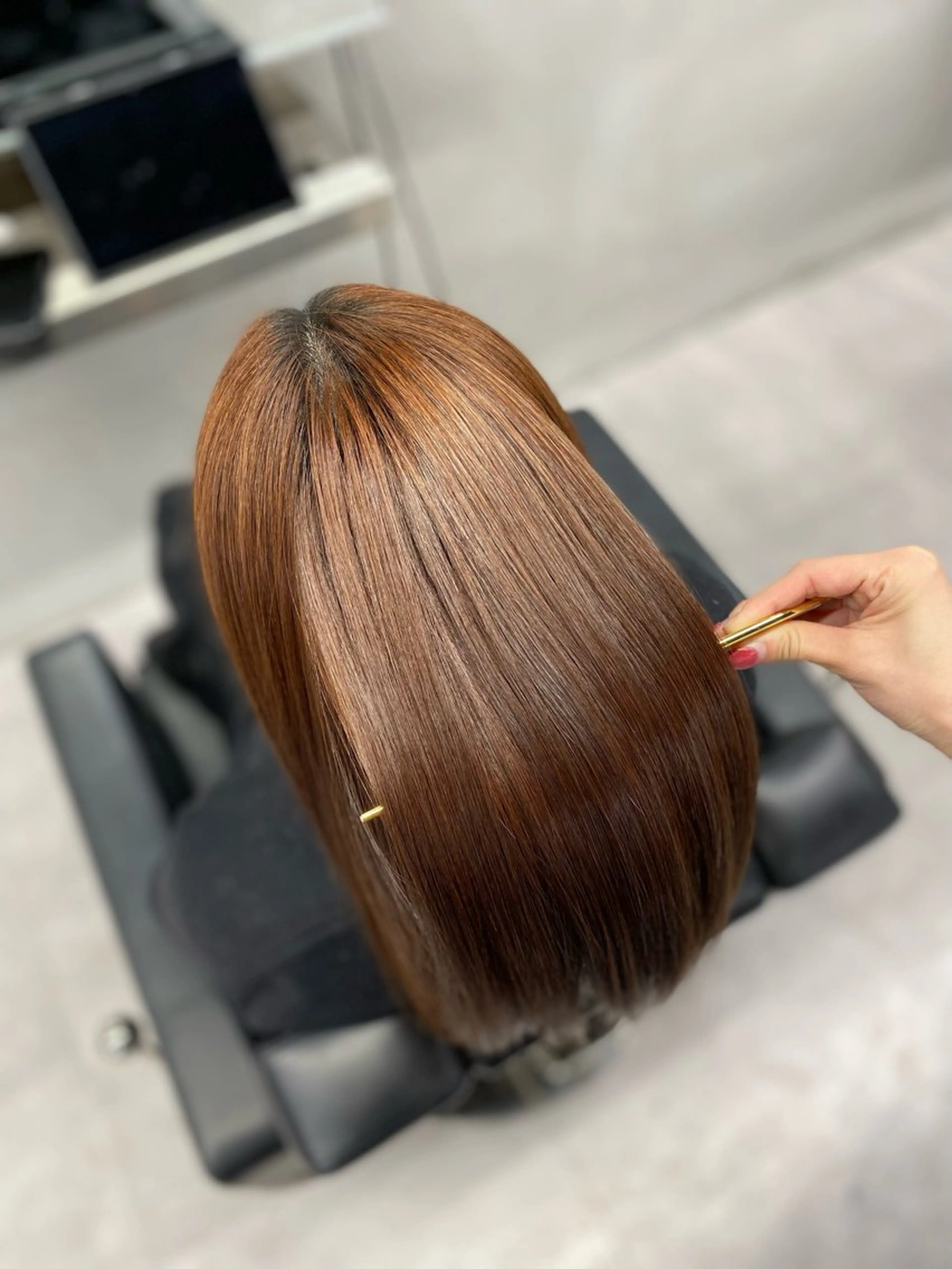 ロング トリートメント 艶髪/縮毛矯正 🫧辻野海羽のヘアスタイル