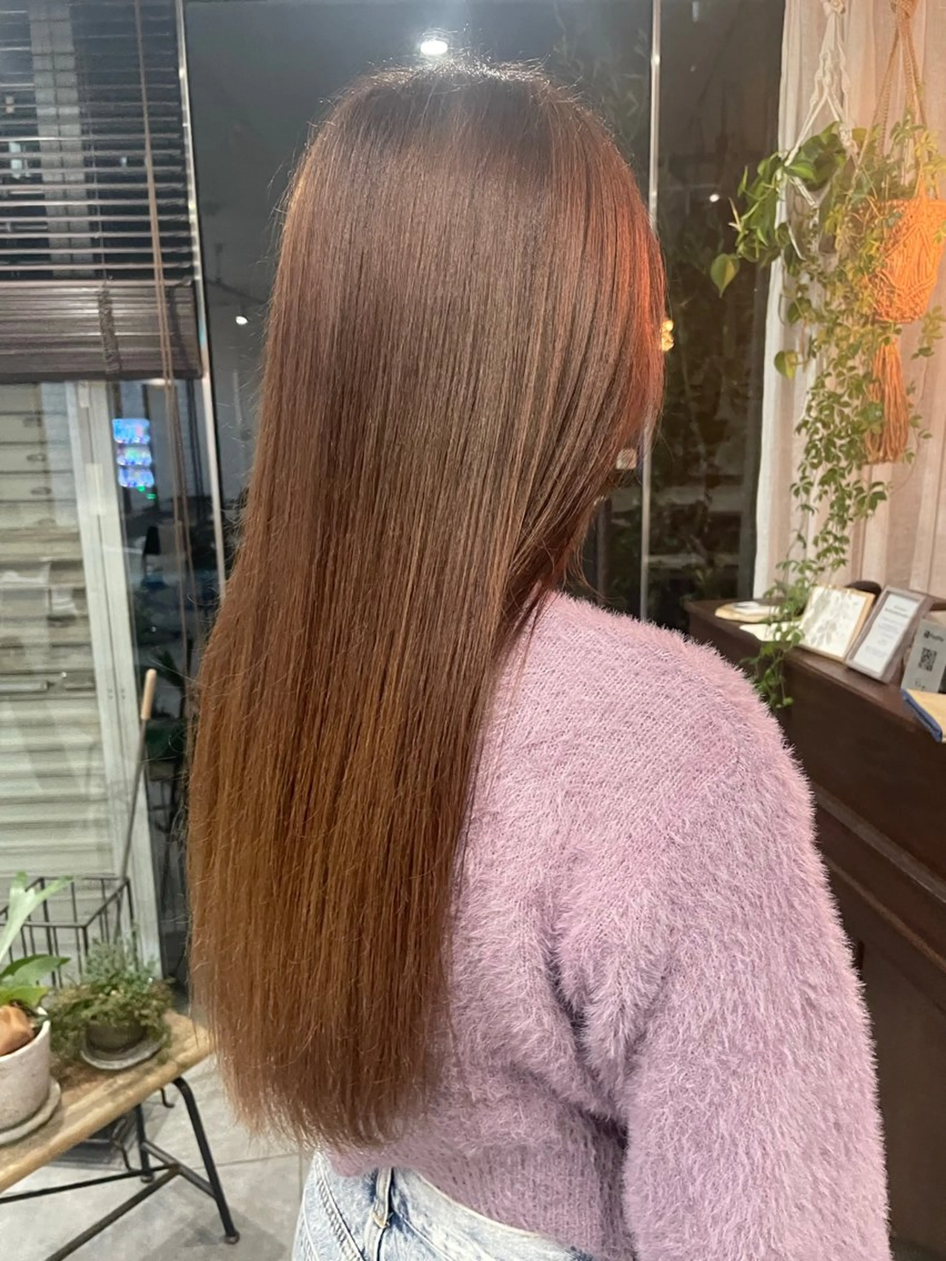 ロング カラー ブリーチ ダブルカラー ブリーチなしカラー 二村 洸太朗のヘアスタイル