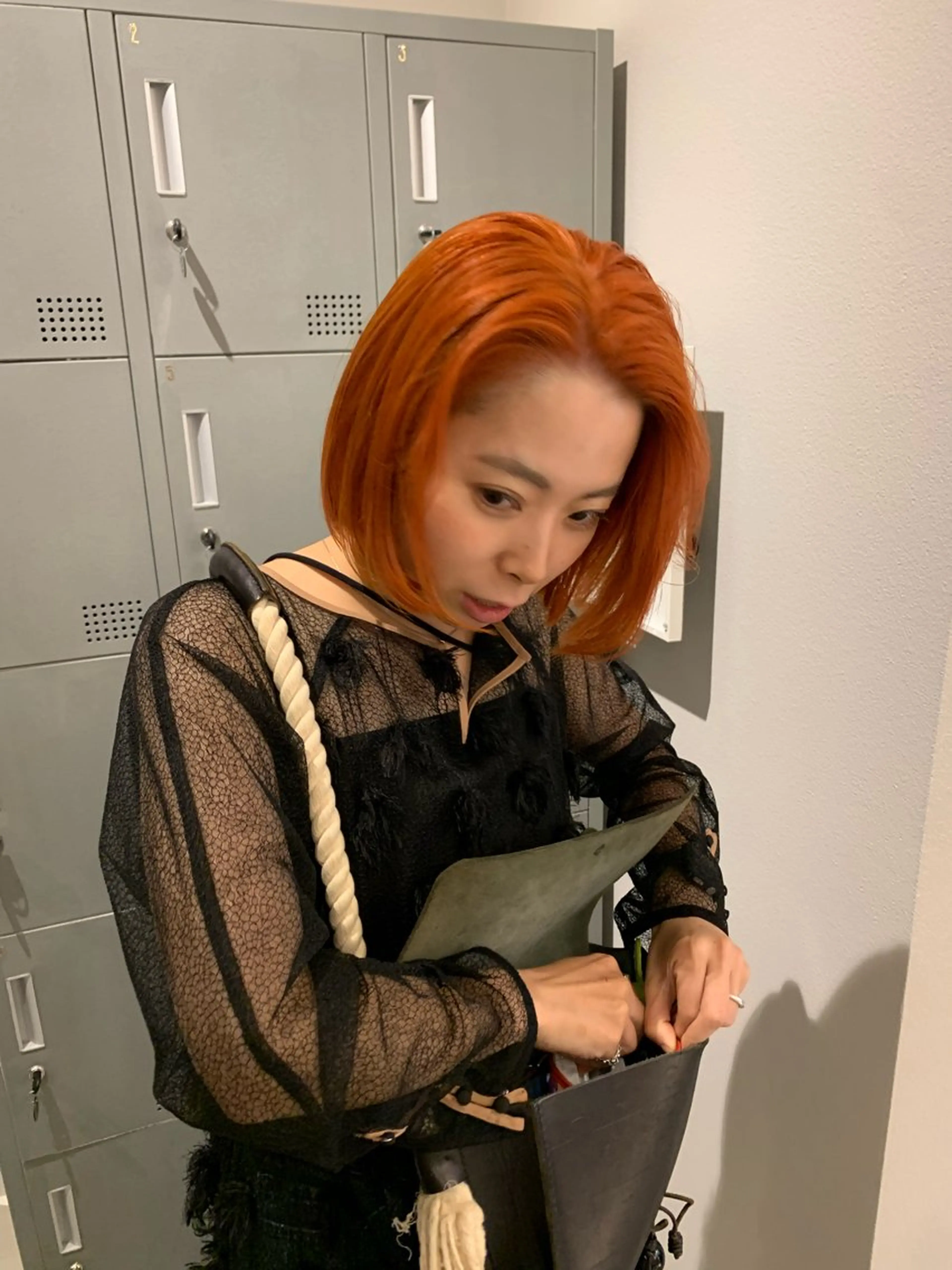 ミディアム カラー ヘアカラー ブリーチ/アレンジ 天満/chihiroのヘアスタイル