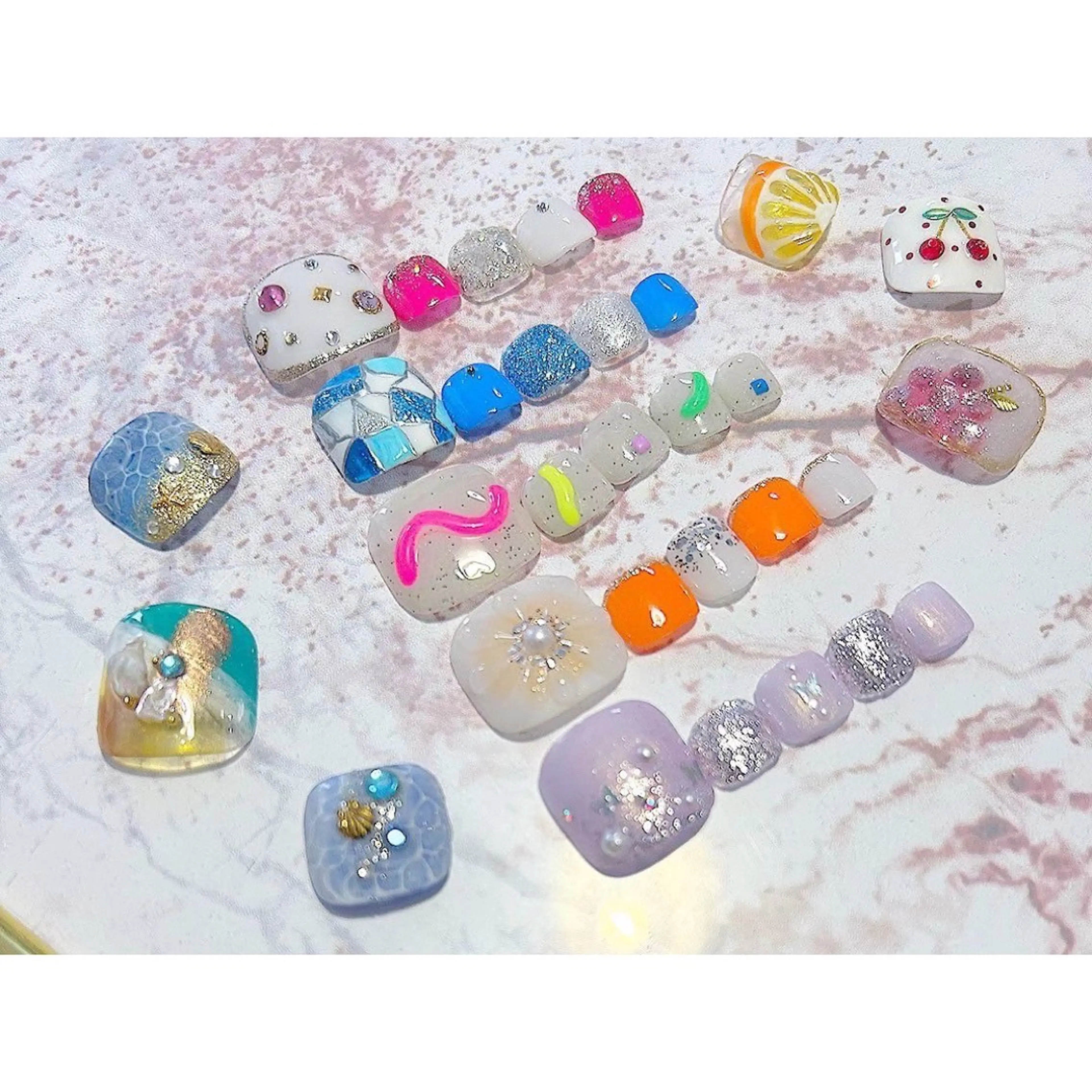 ネイル フットネイル Bellezza Nailのネイルデザイン