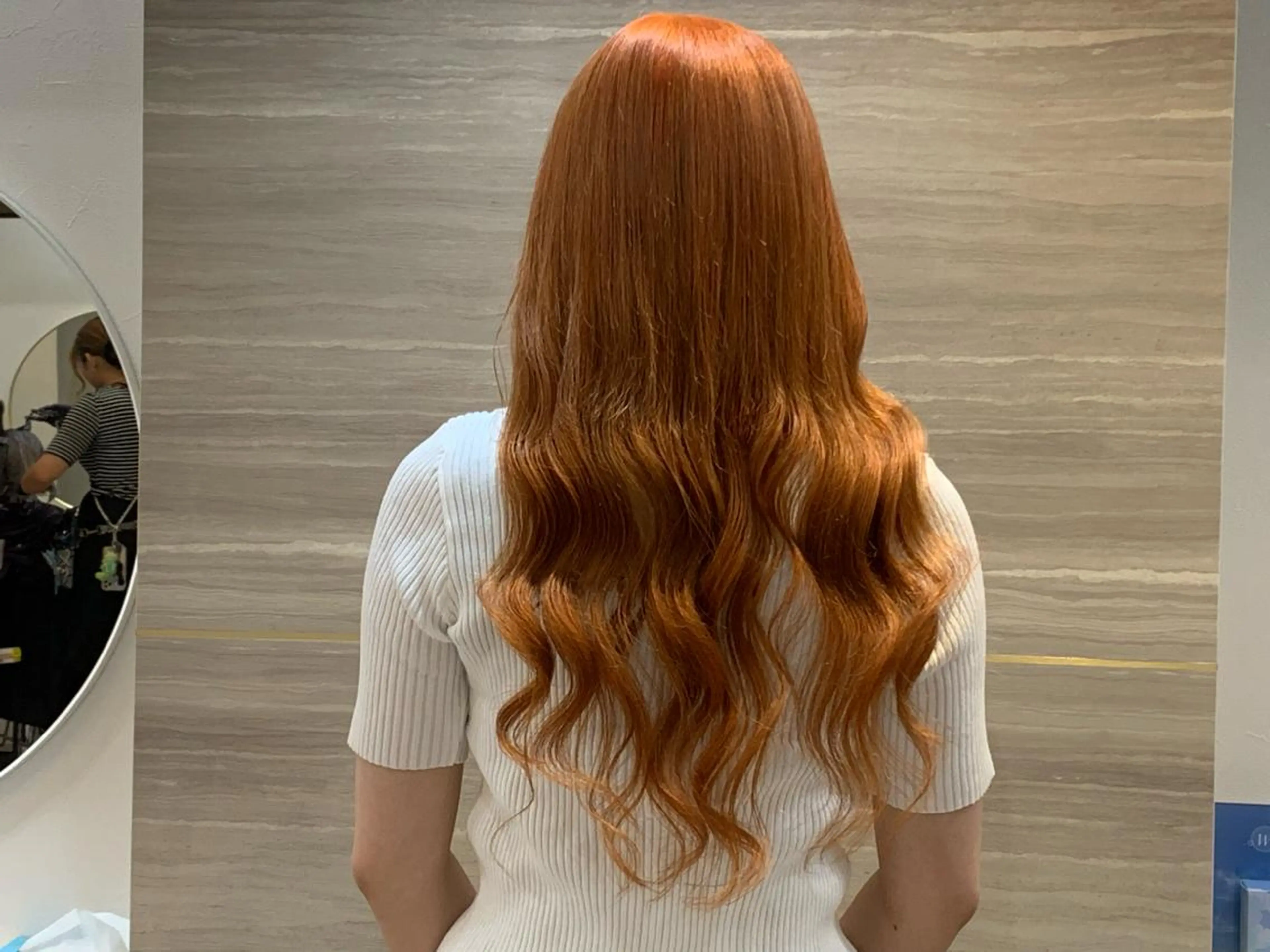 ロング カラー パーマ ヘアアレンジ メンズ キッズ ネイル マツエク・マツパ アイブロウ 🤍韓国風/艶髪🤍 鳥越美羽のヘアスタイル