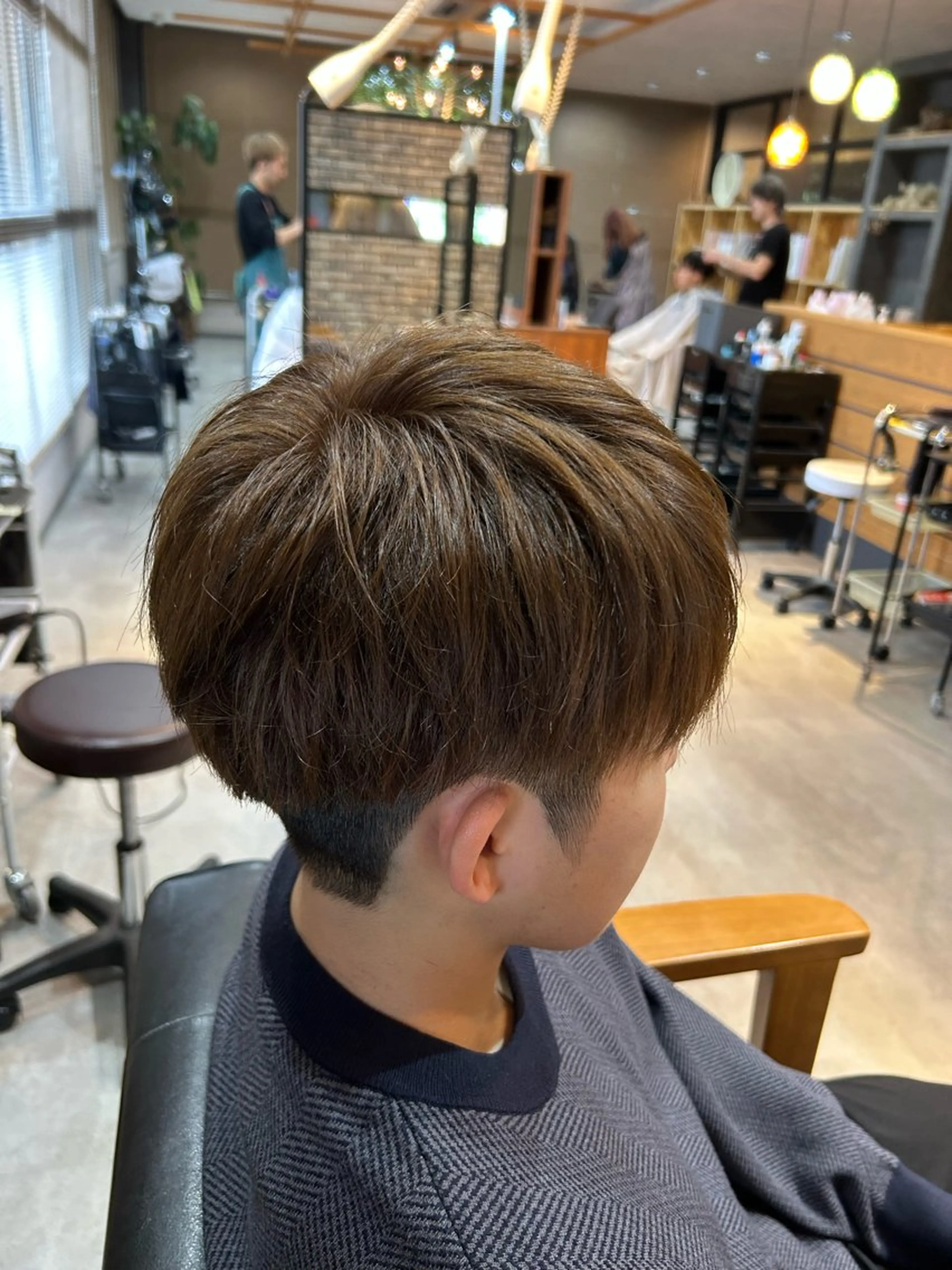 カラー ベージュカラー ブリーチ ブリーチなしカラー 矢島 列彩のヘアスタイル