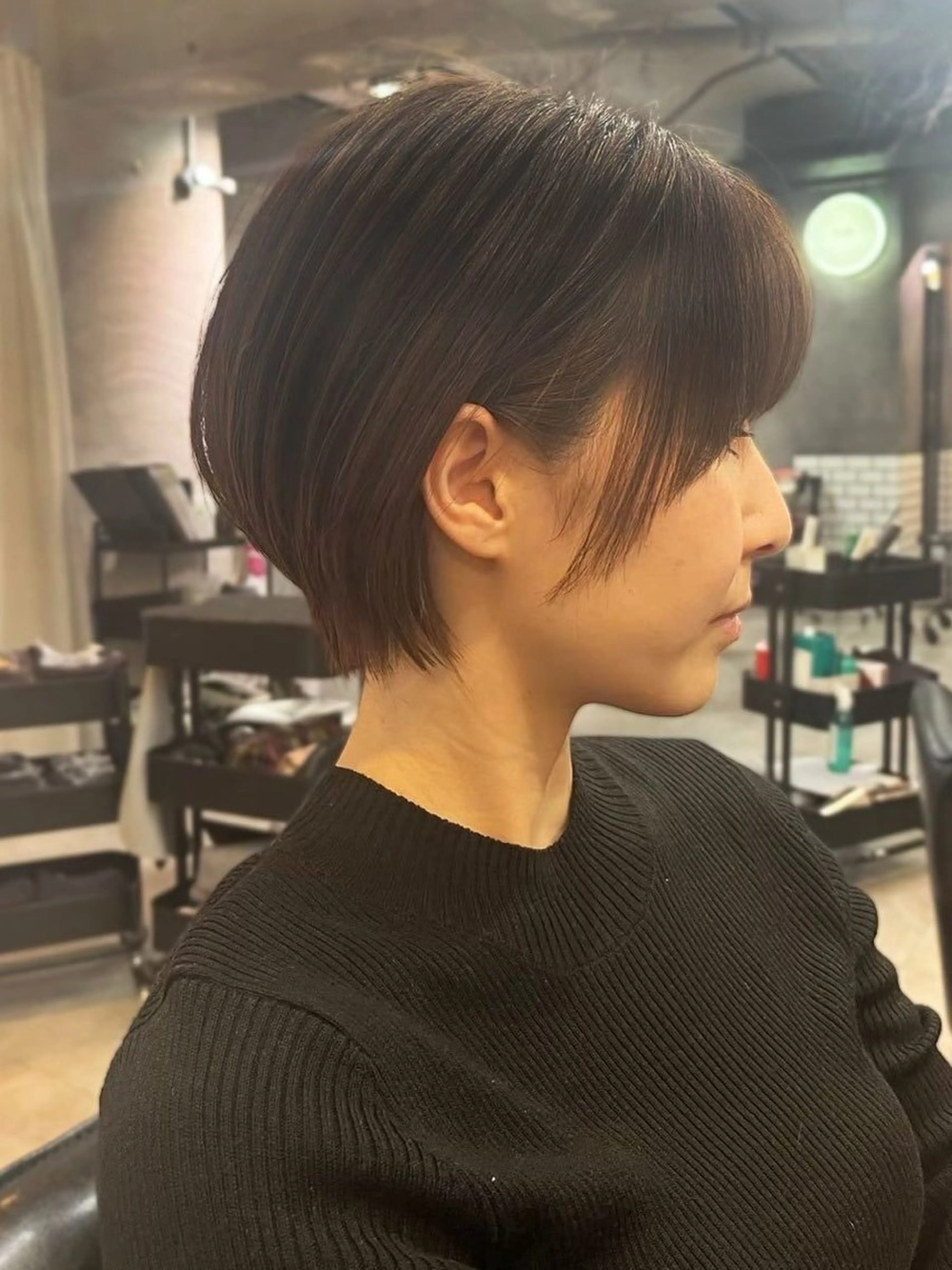 ショート カラー ハイライトカラー ハイライト 髪質改善 ショートヘア 縮毛矯正 内藤　宏紀 tidasmileのヘアスタイル