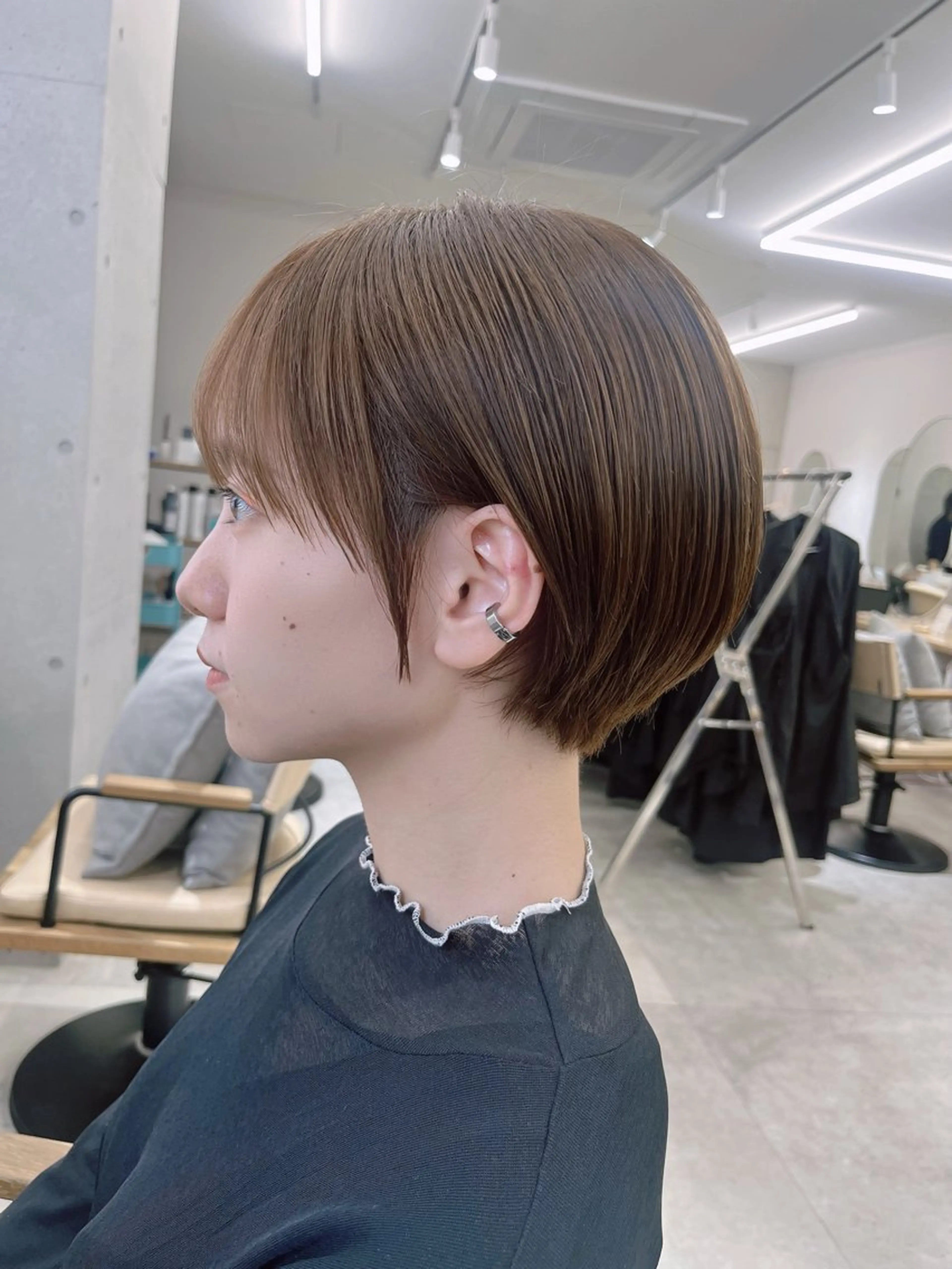 【12月限定⛄️ミニモ価格✨】カット+カラー+Aujua4ステップトリートメント《ショート/ボブ/ミディアム/ロング》の写真