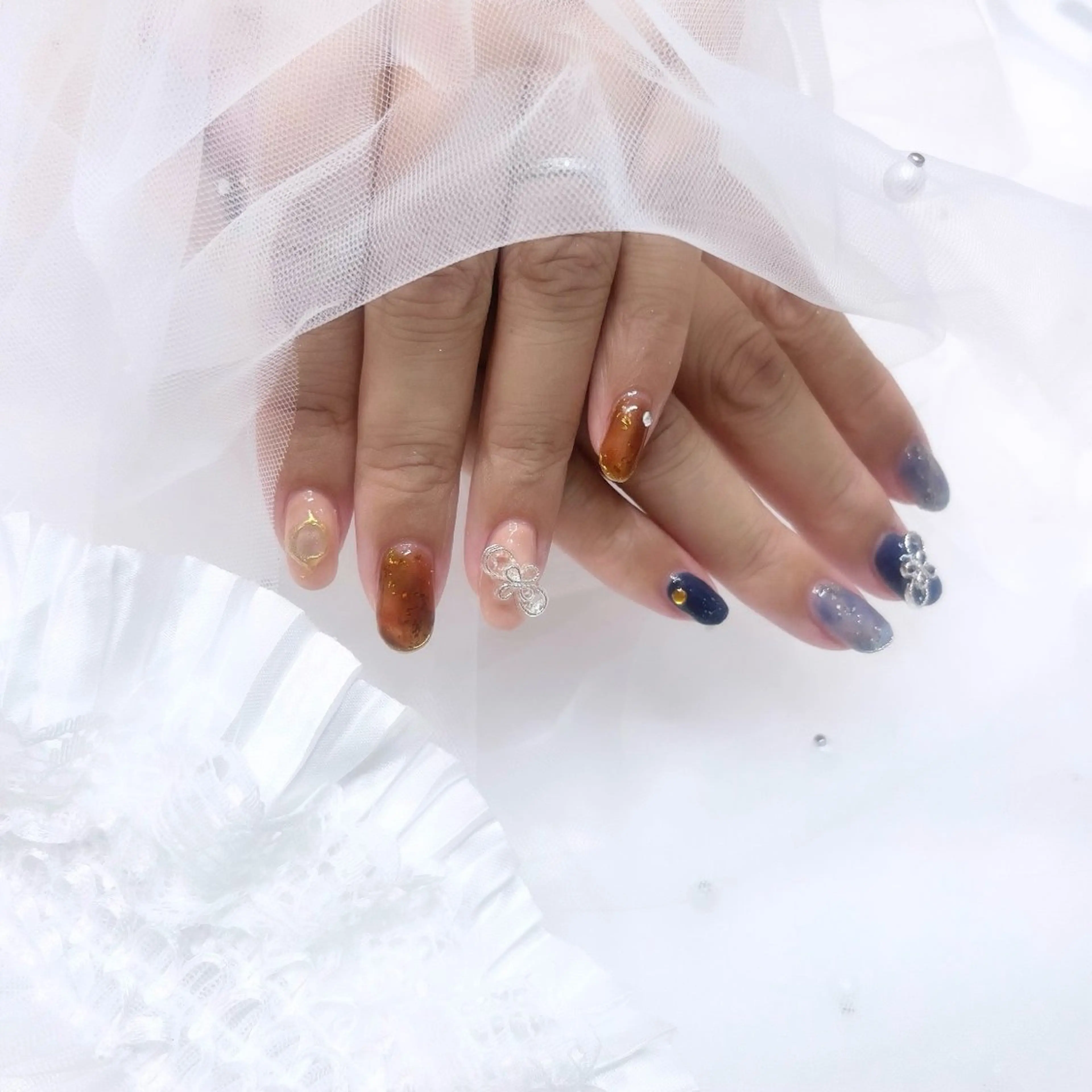 ネイル べっ甲ネイル Aing nail ｱｲﾝﾈｲﾙのネイルデザイン