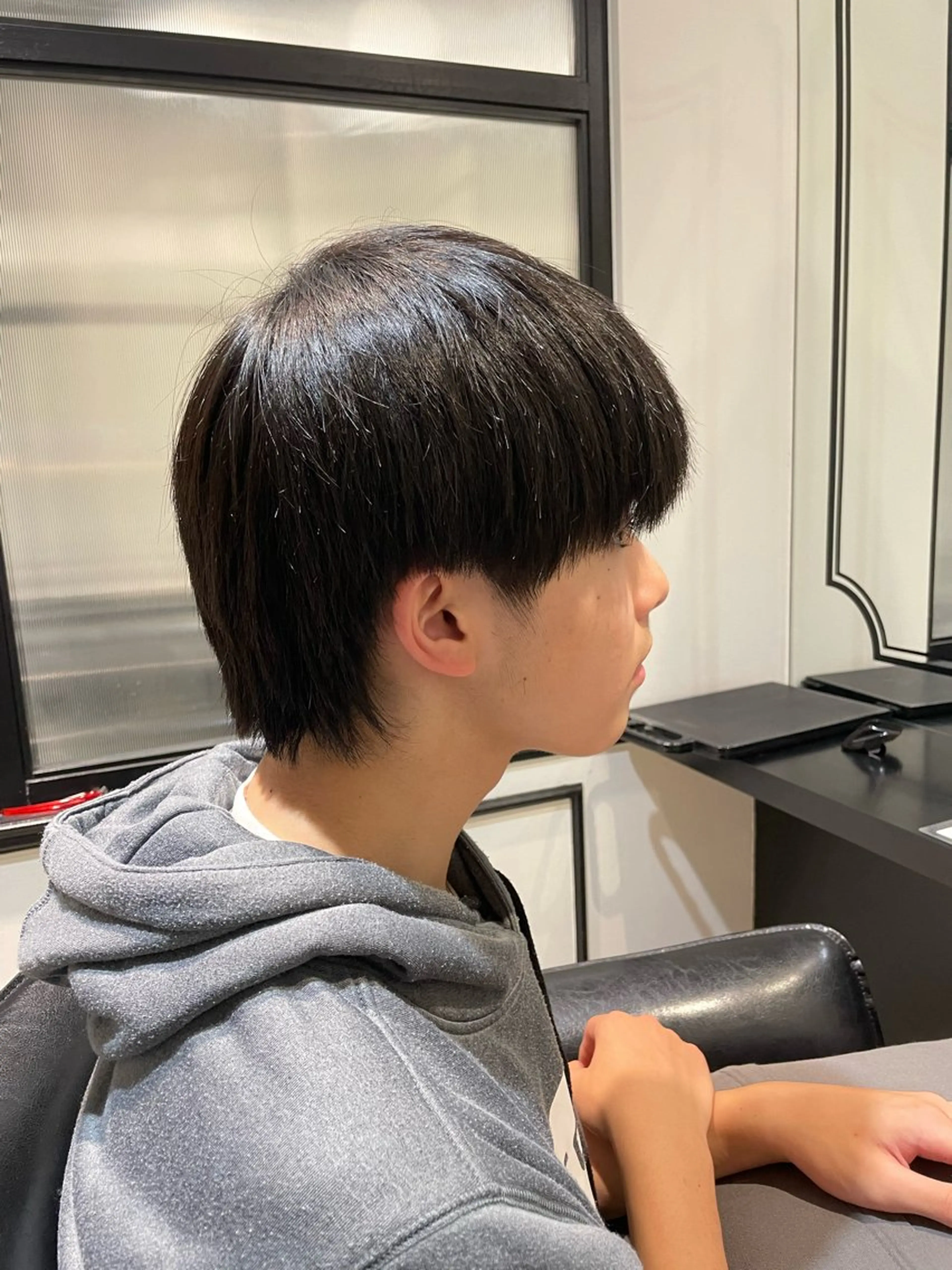 ショート メンズ メンズウルフカット ウルフカット feliz🤍 RINAのマツエク・マツパデザイン