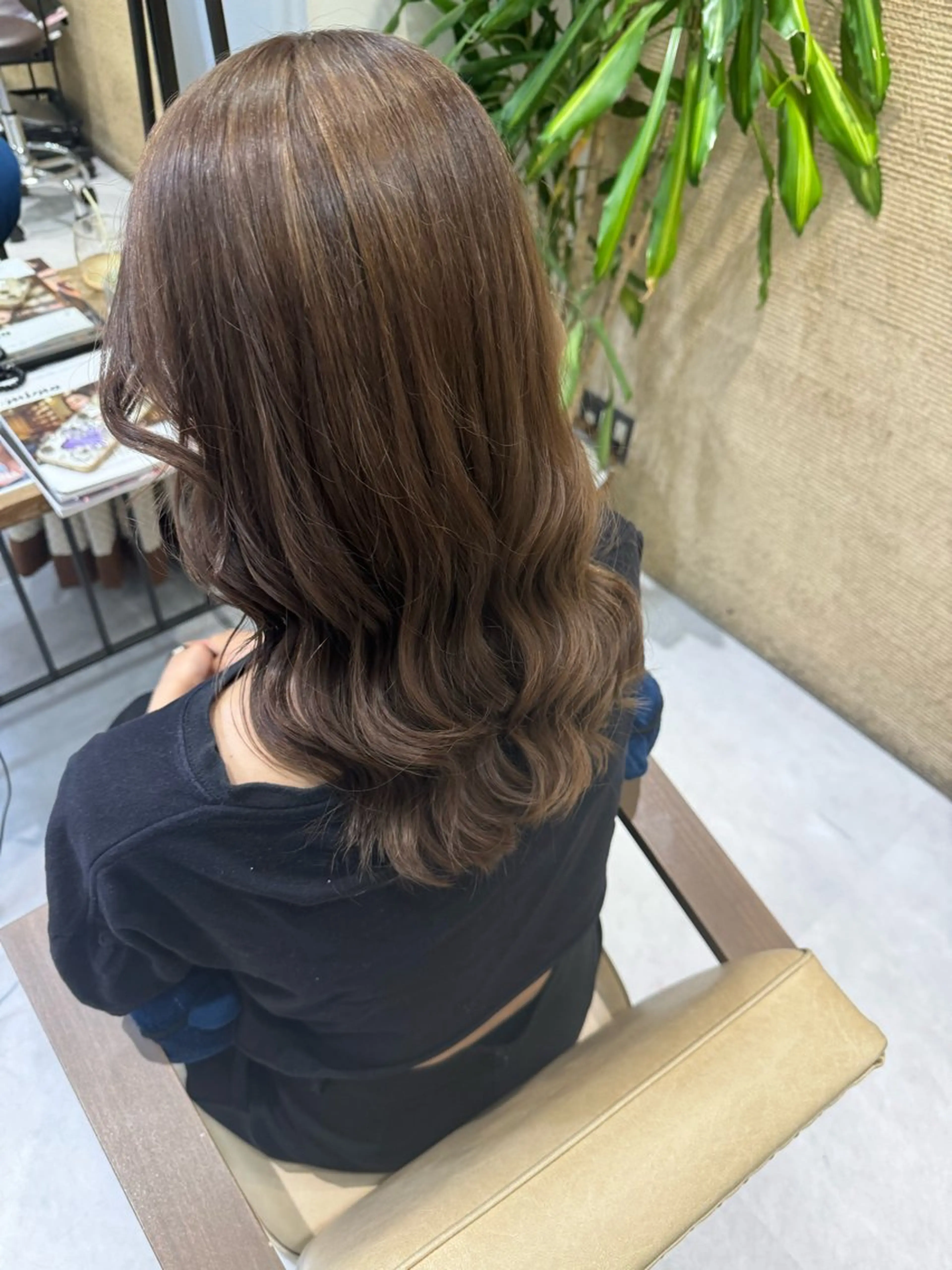 セミロング カラー ブリーチ ヘアカラー Ouka/Wカラー/ 大人艶カラーのヘアスタイル