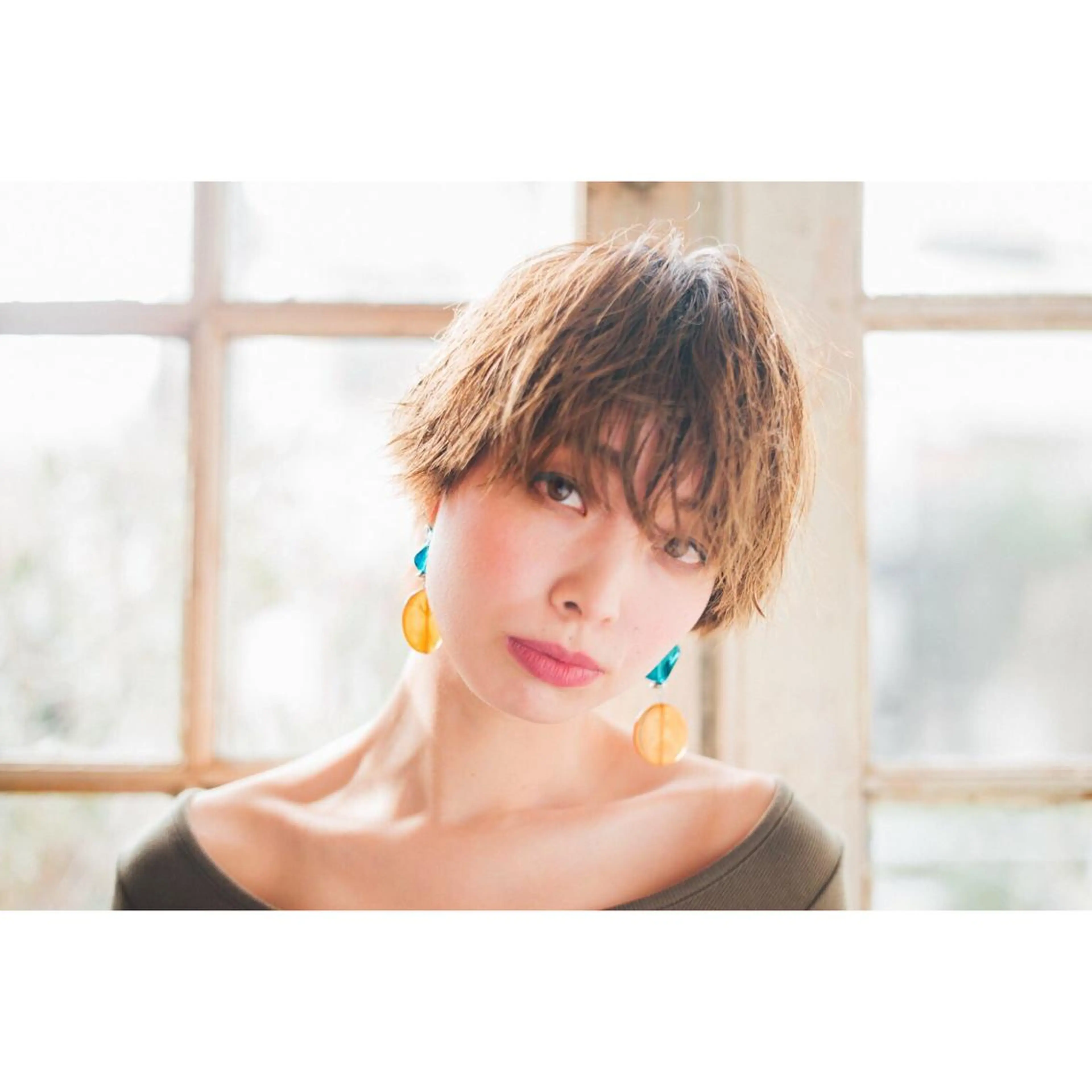 ショート カラー ヘアカラー (スタイリスト)牧 好美のヘアスタイル