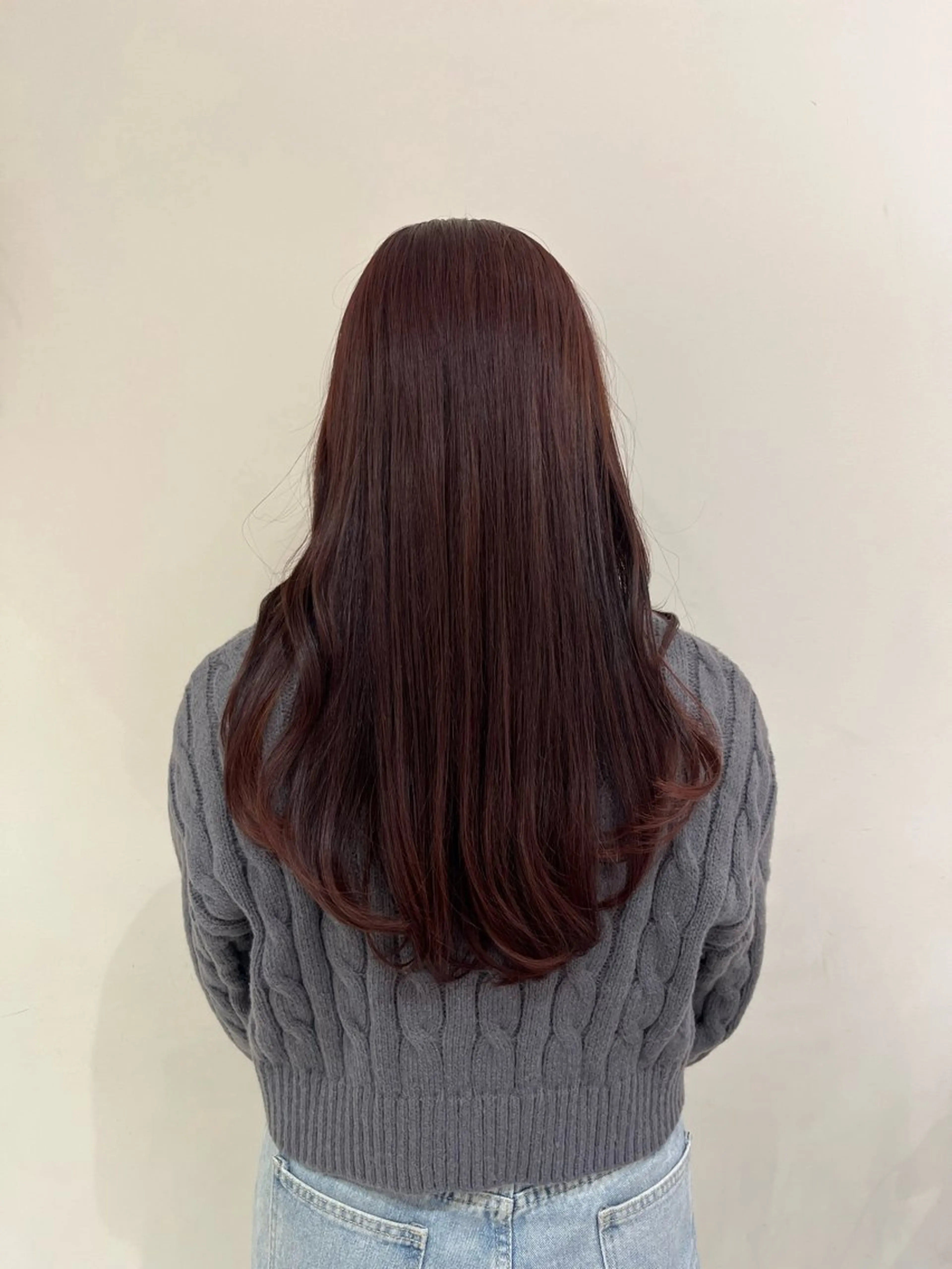 ロング 🫧オリーブカラー/ 酸性縮毛矯正銀座🫧のヘアスタイル