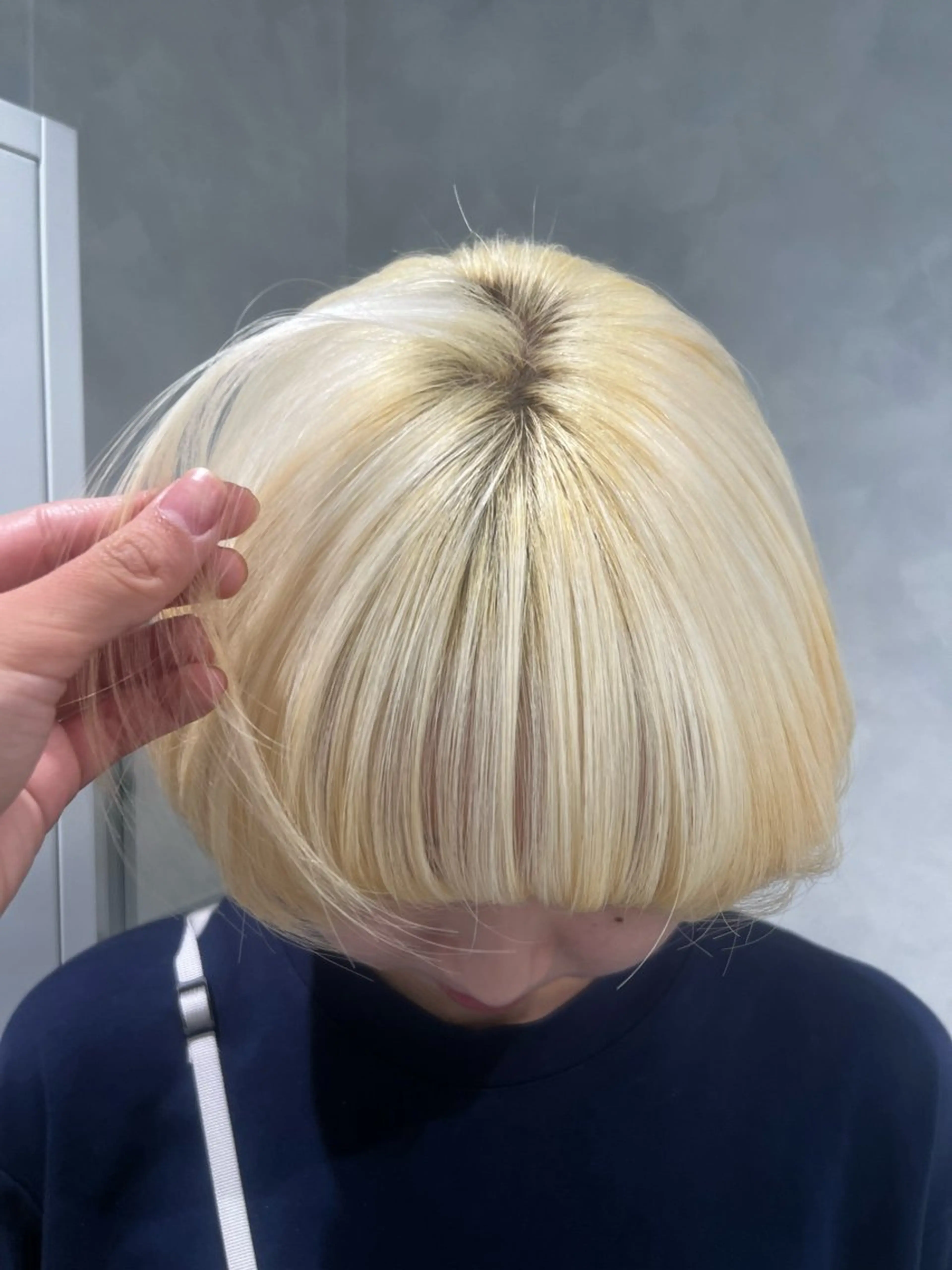 ショート ヘアカラー 森住 優香のヘアスタイル