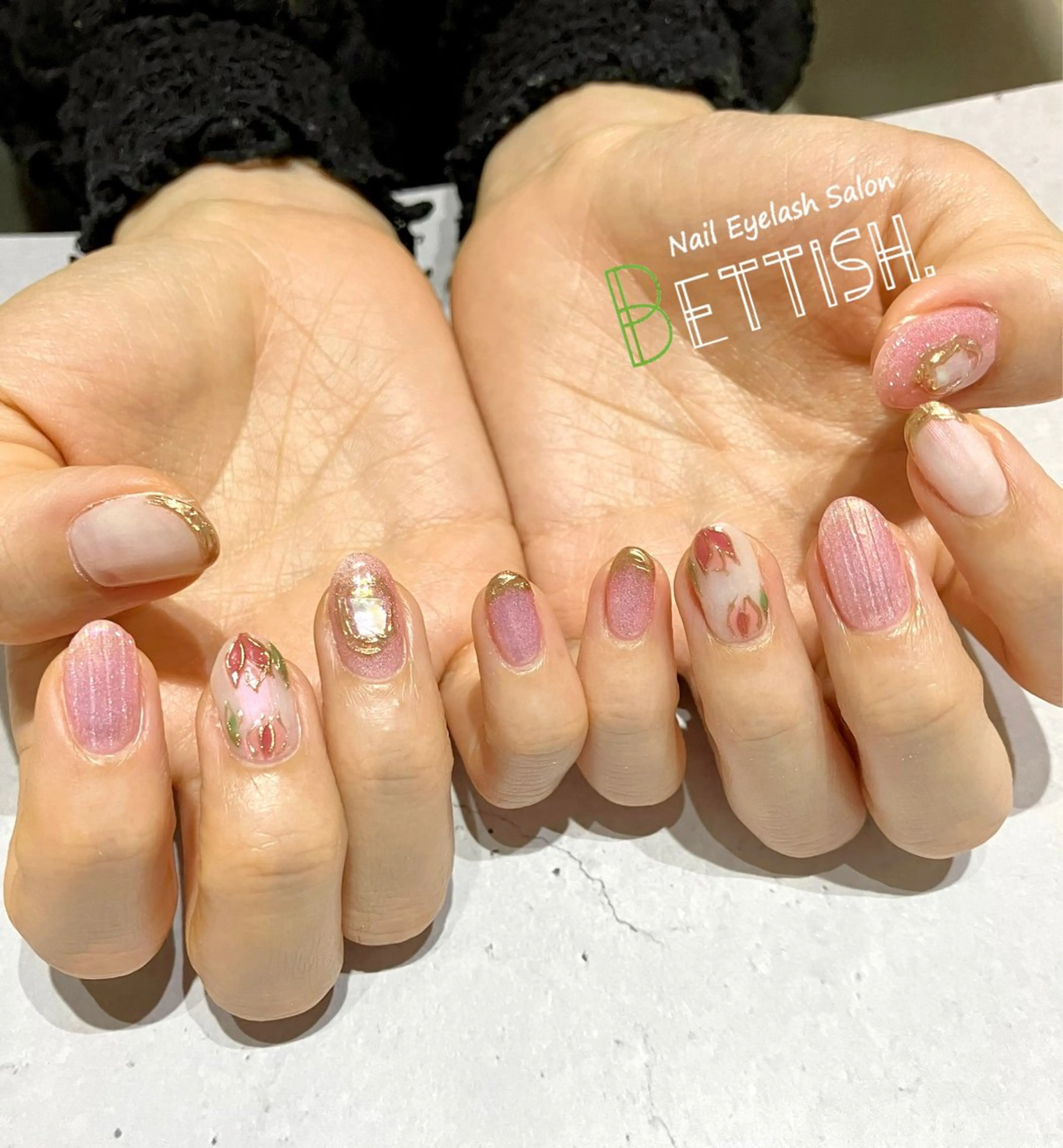 ネイル ミラーネイル ハンドネイル BETTISH. KUMIKO☺︎︎のネイルデザイン