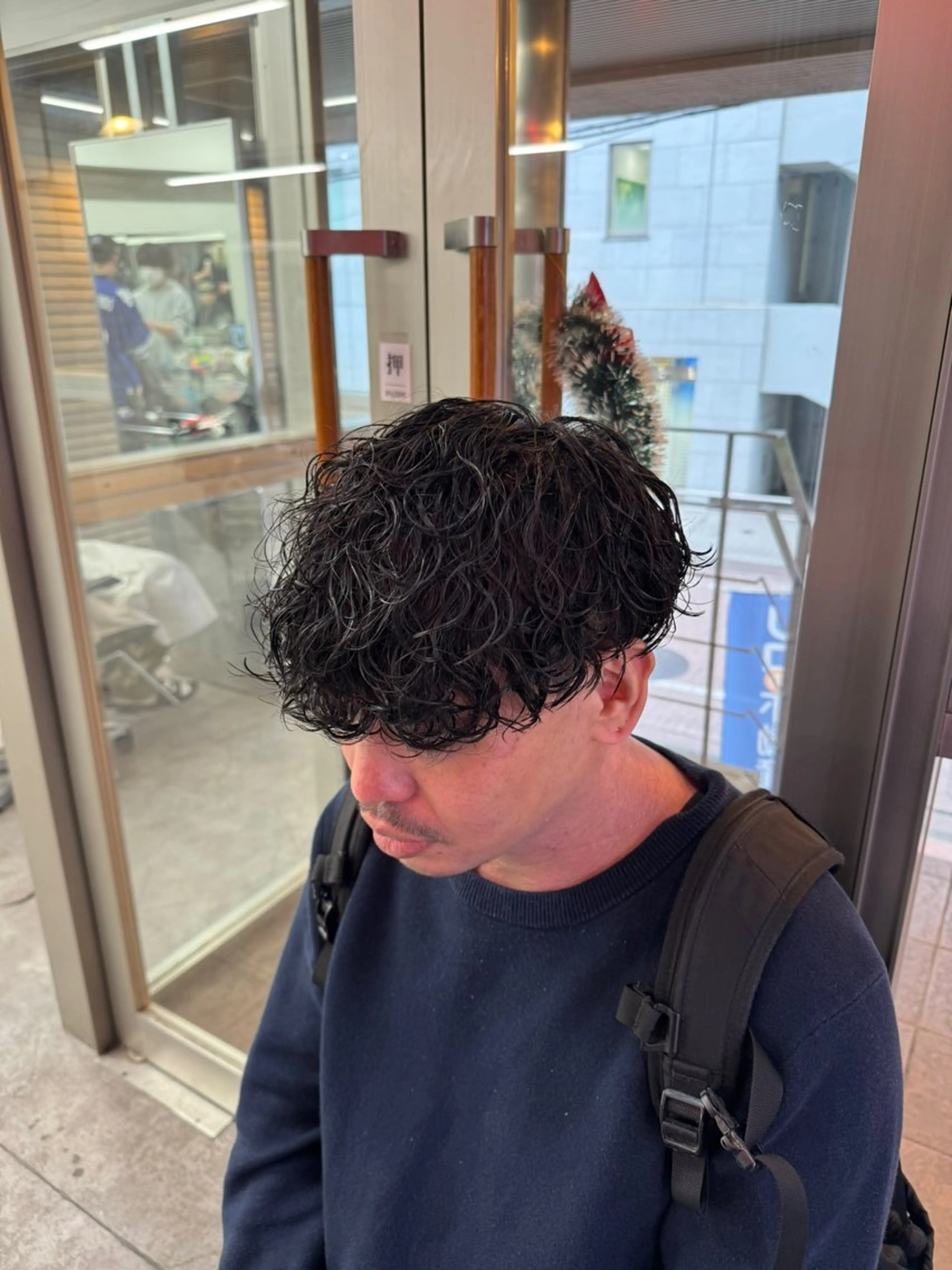 ショート カラー パーマ メンズ カット パーマ 🔥メンズパーマ特化 🔥店長中村雄樹のヘアスタイル