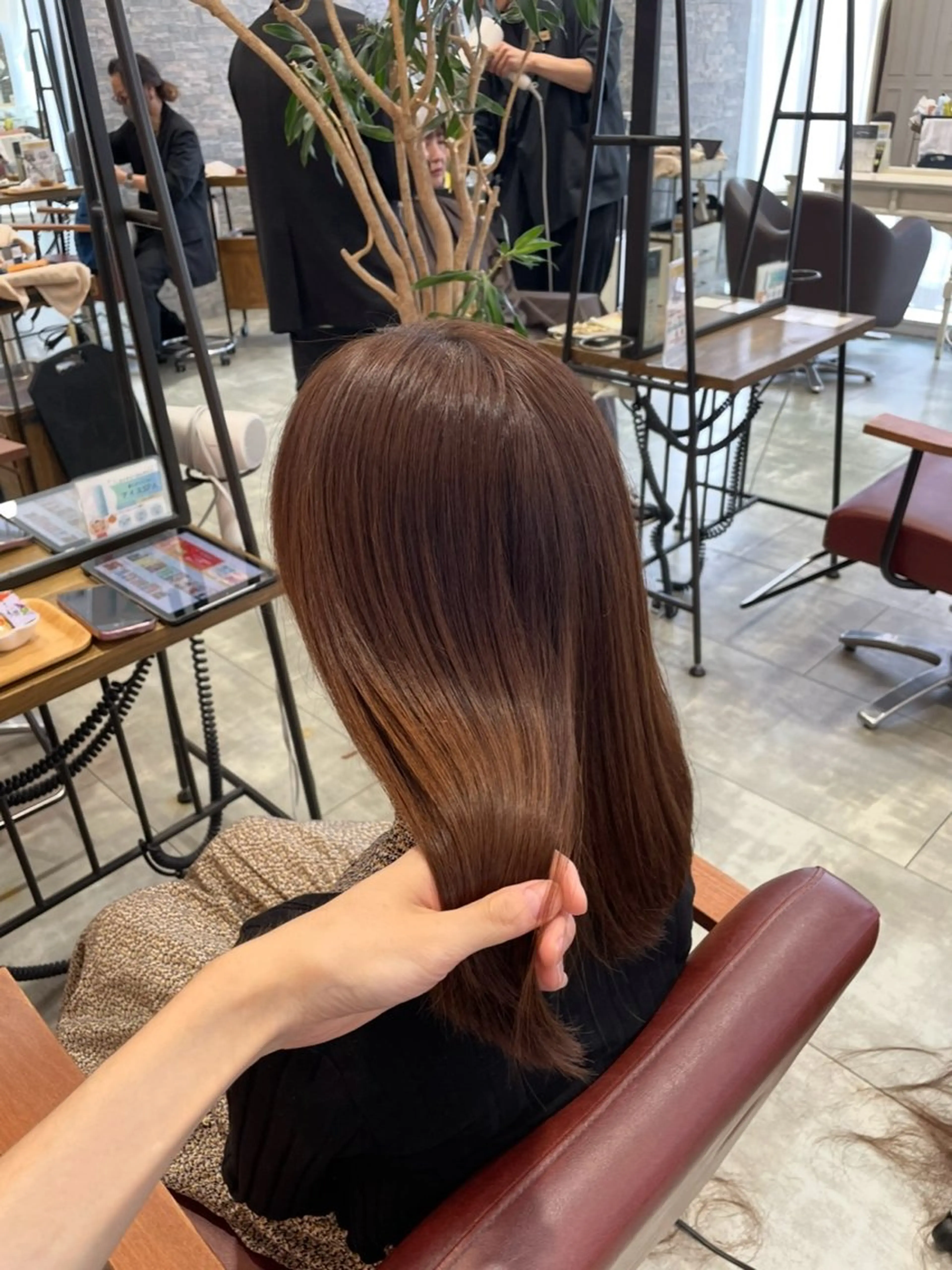 ロング カット ヘアカラー トリートメント 大晦日空きあり/梅田 赤み消し/鈴木将大のヘアスタイル