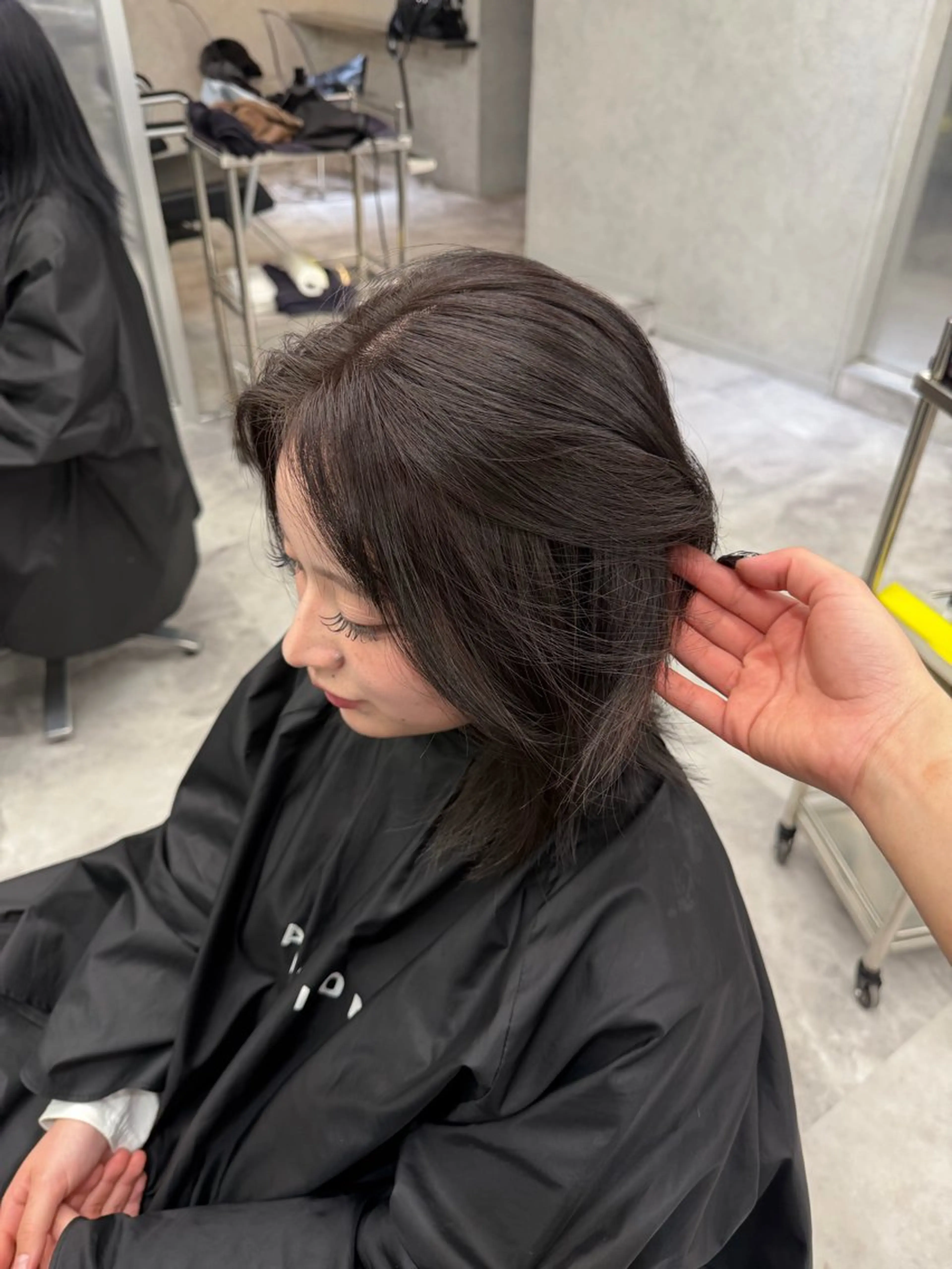 ロング ヘアカラー ハイトーン/渋谷 韓国風/Narukaのヘアスタイル