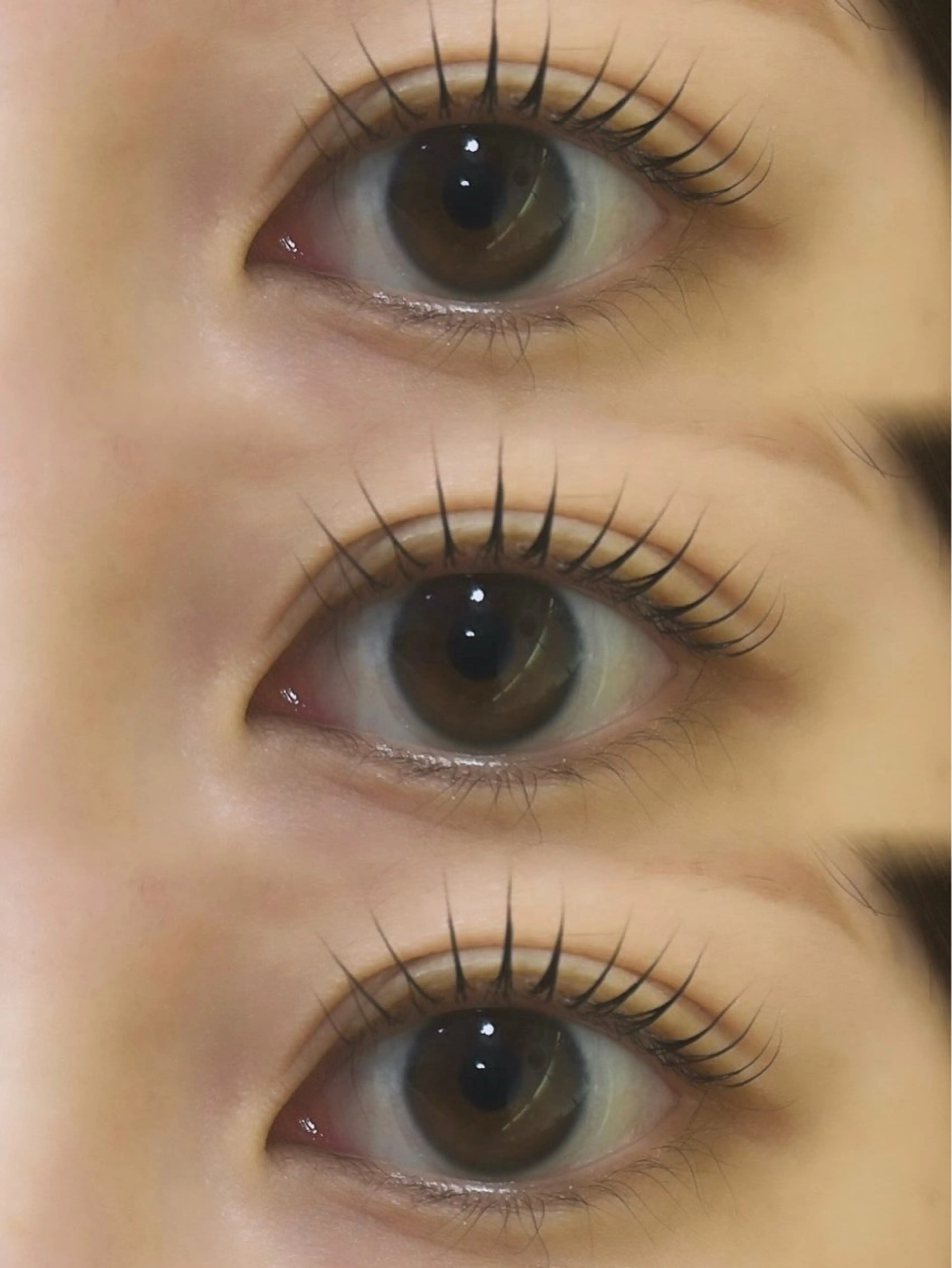 マツエク・マツパ 束感まつ毛 まつげパーマ 一重×まつ毛パーマ マツパ femme横川 Rinkaのマツエク・マツパデザイン