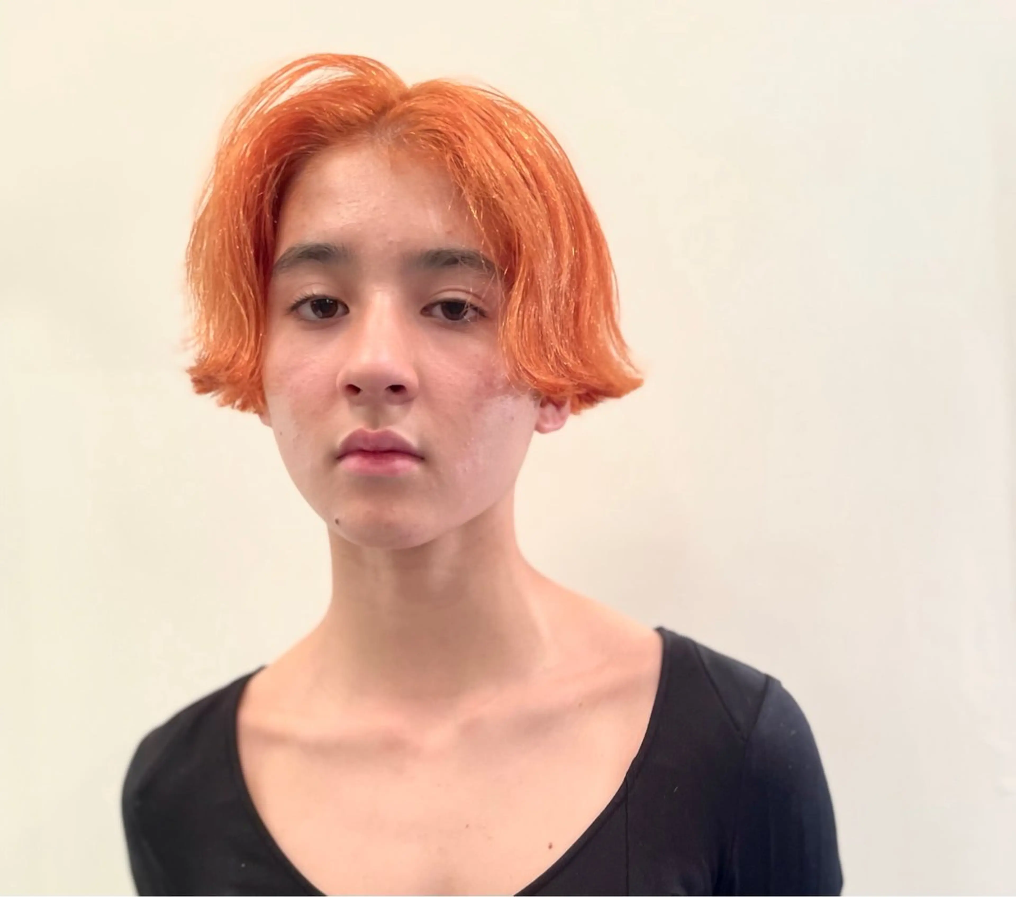 ショート カラー カット ヘアカラー トリートメント 篠江 廉のヘアスタイル