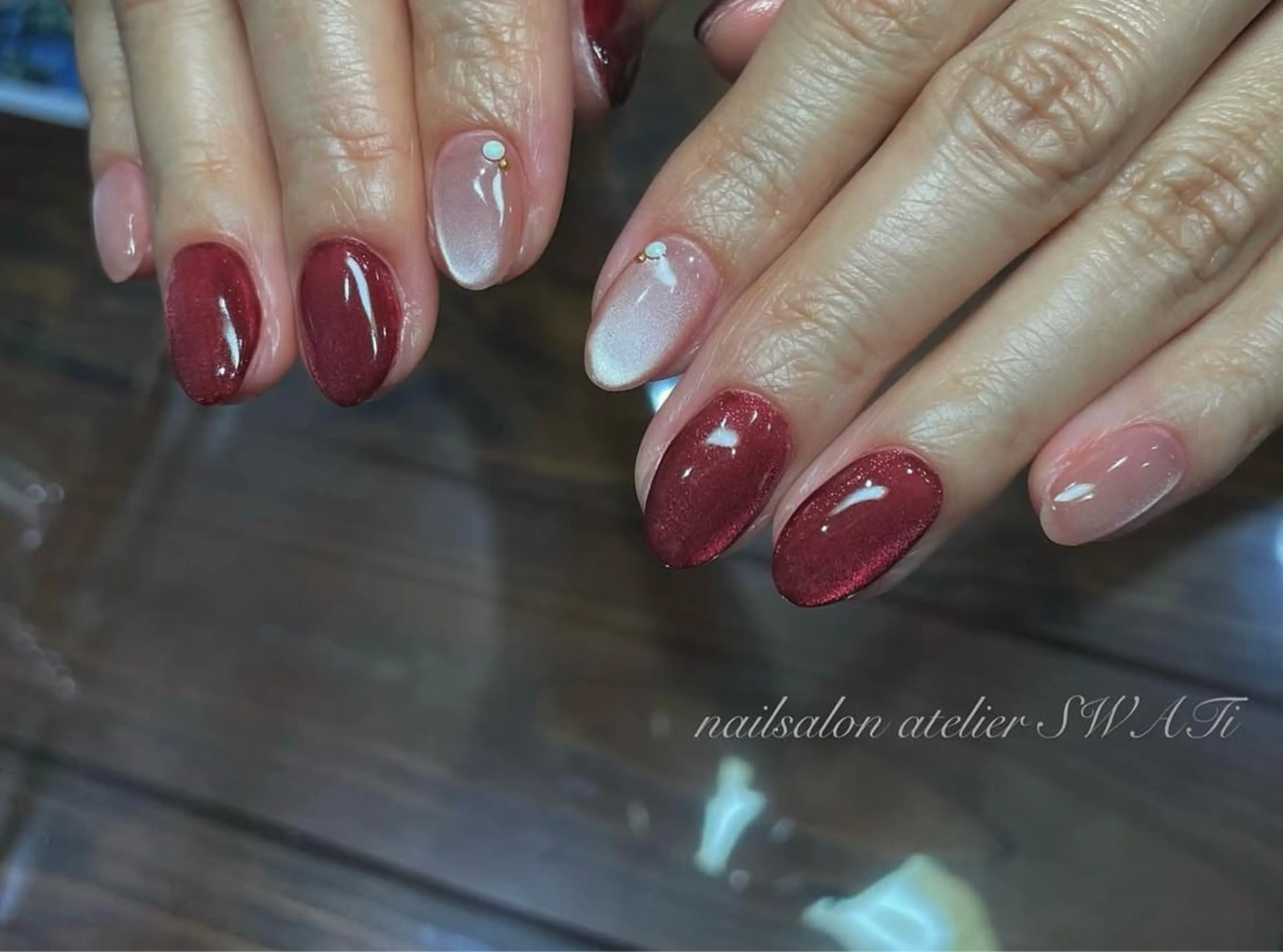 ネイル ハンドネイル ヘアーサロン大野所属・nailsalon SWATiのネイルデザイン