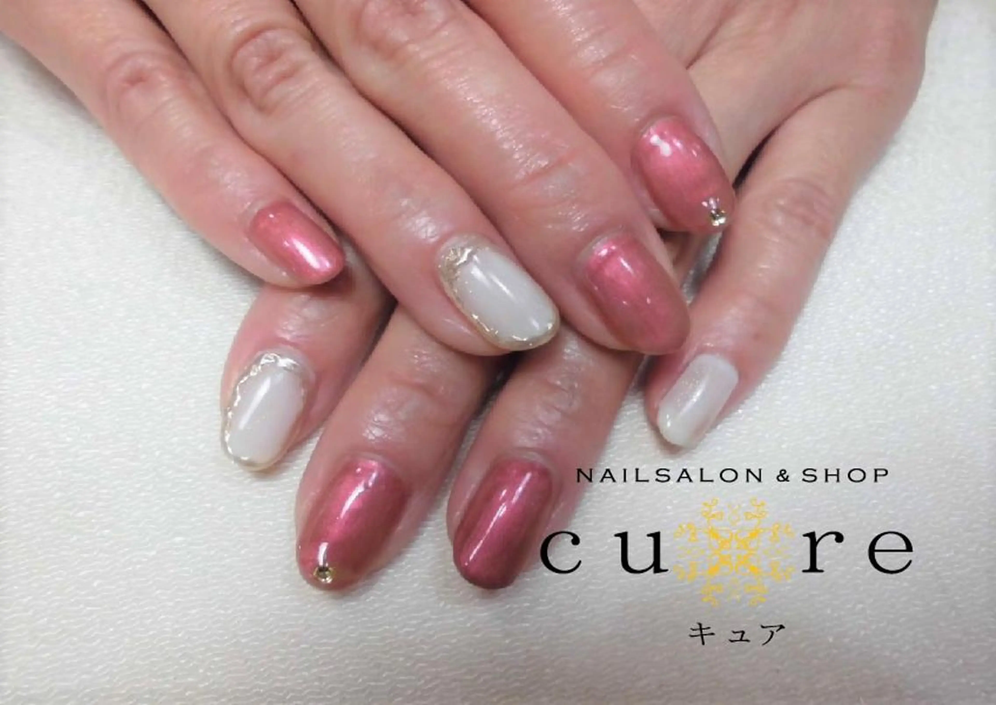 ミディアム ネイル ネイルサロン Cureのネイルデザイン