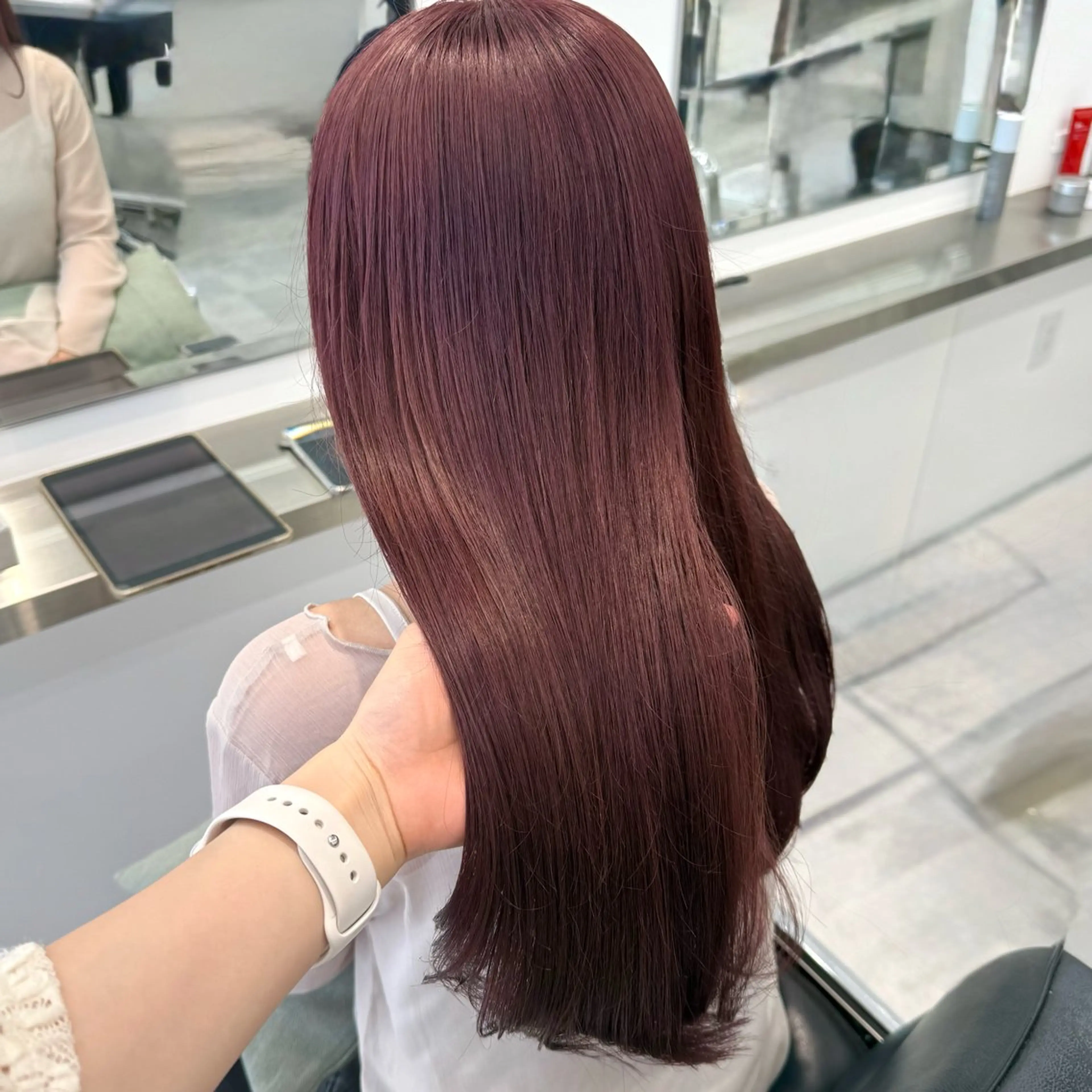 ロング カラー ヘアカラー ParveMix￤ 大賀さつき🍨🤍のヘアスタイル