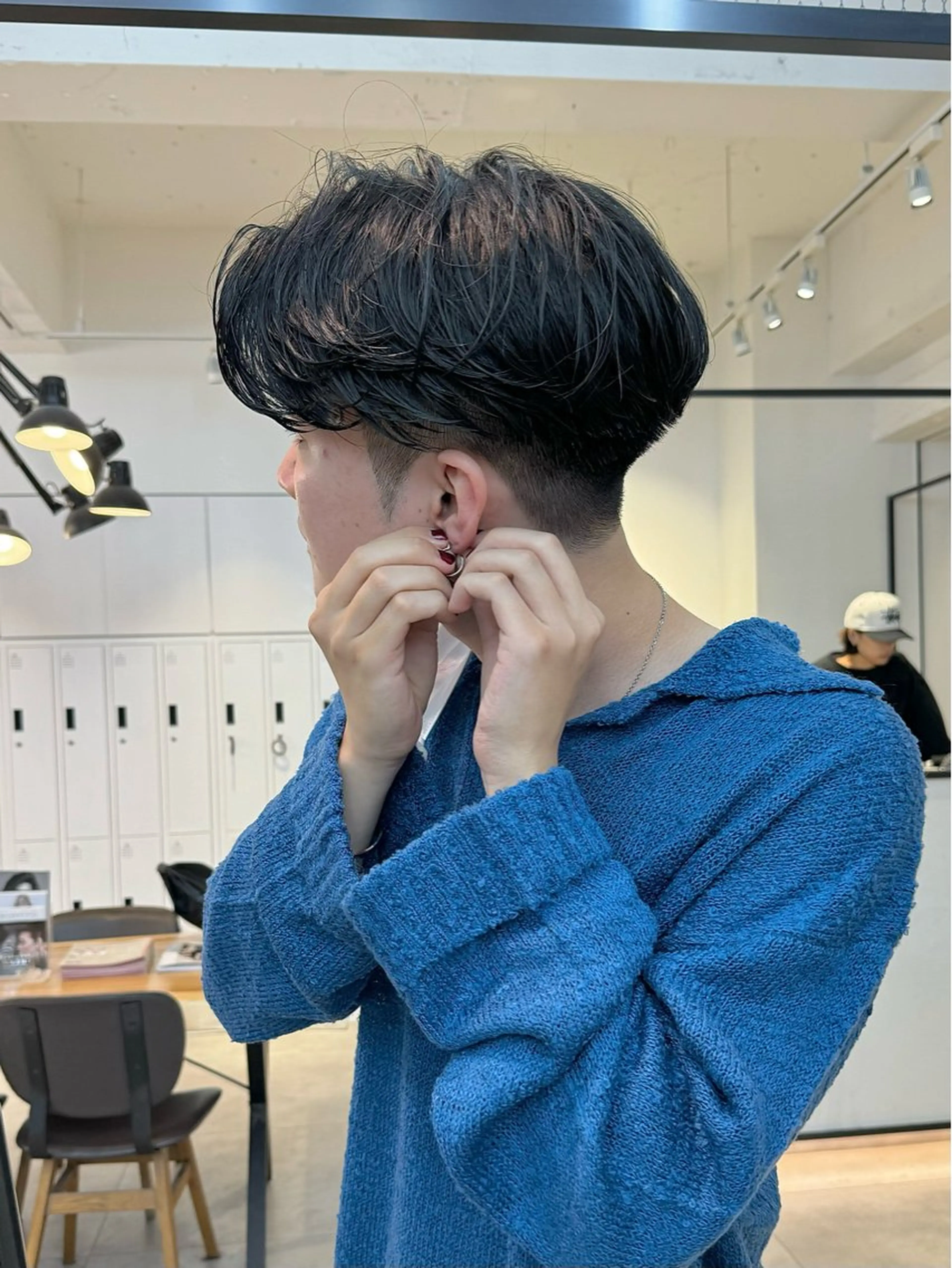 ショート パーマ メンズ カット パーマ 🇰🇷カルマパーマ kaito🇰🇷のヘアスタイル