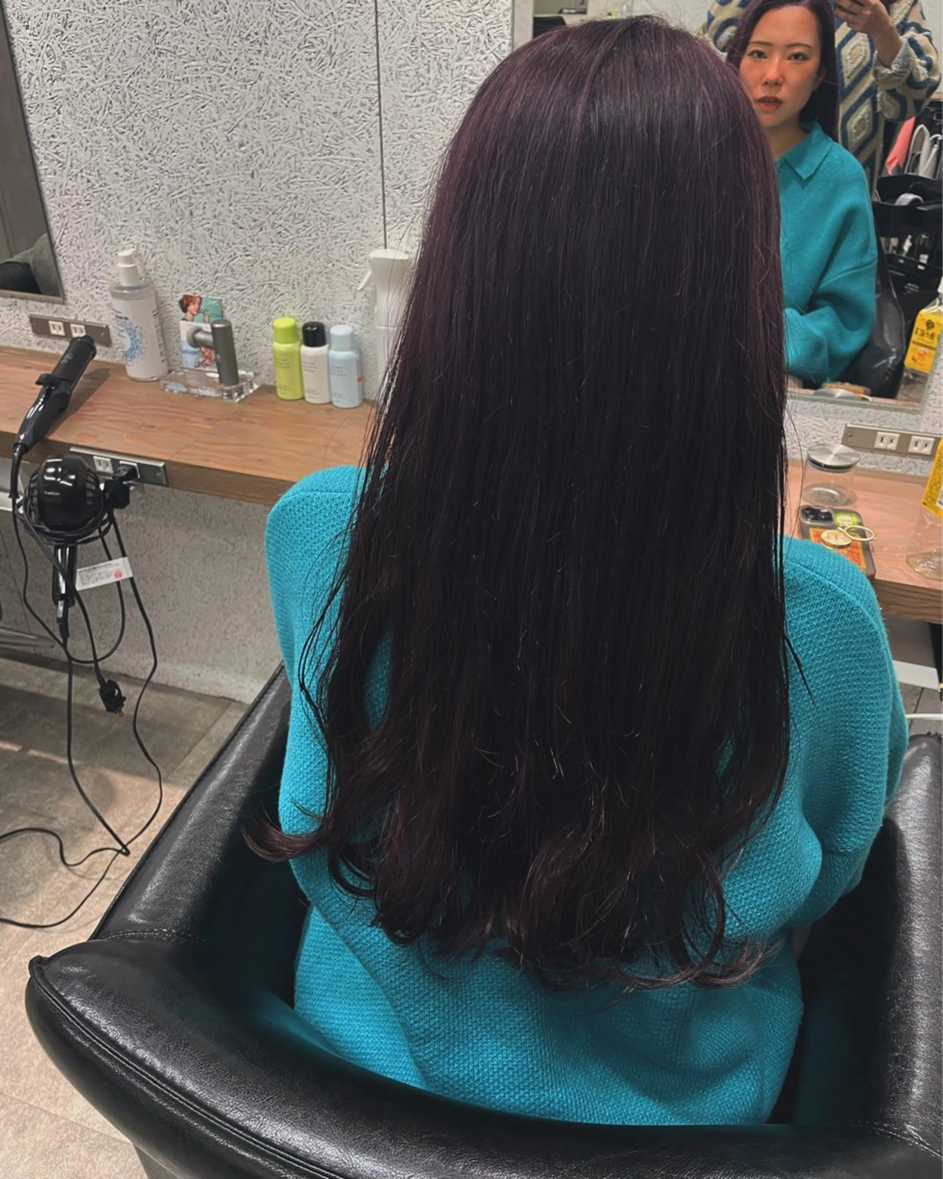 ロング ヘアカラー トリートメント 質感再生カラー/ 髪質改善/karinのヘアスタイル