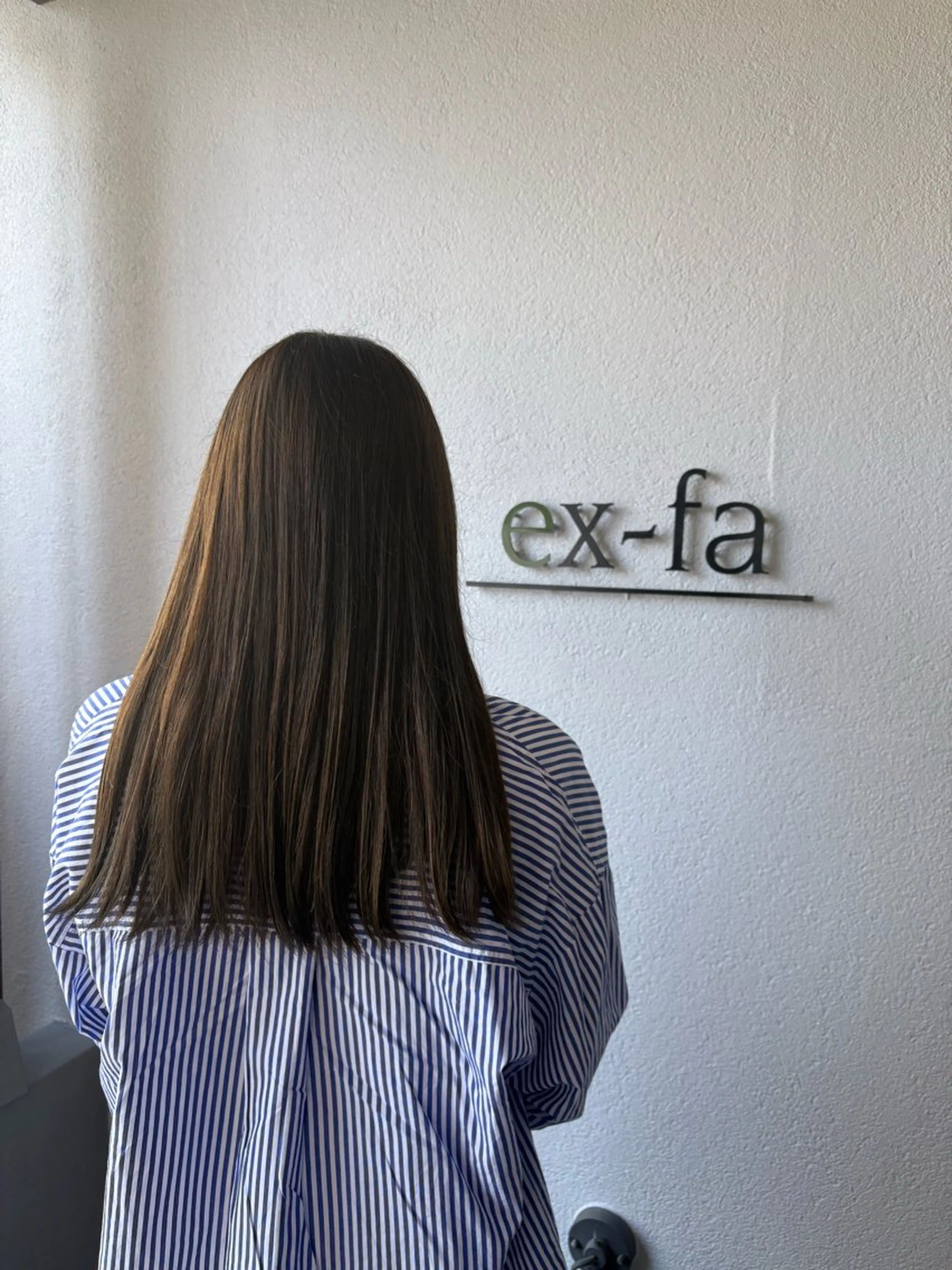 ロング カラー 奥山 和奏のヘアスタイル