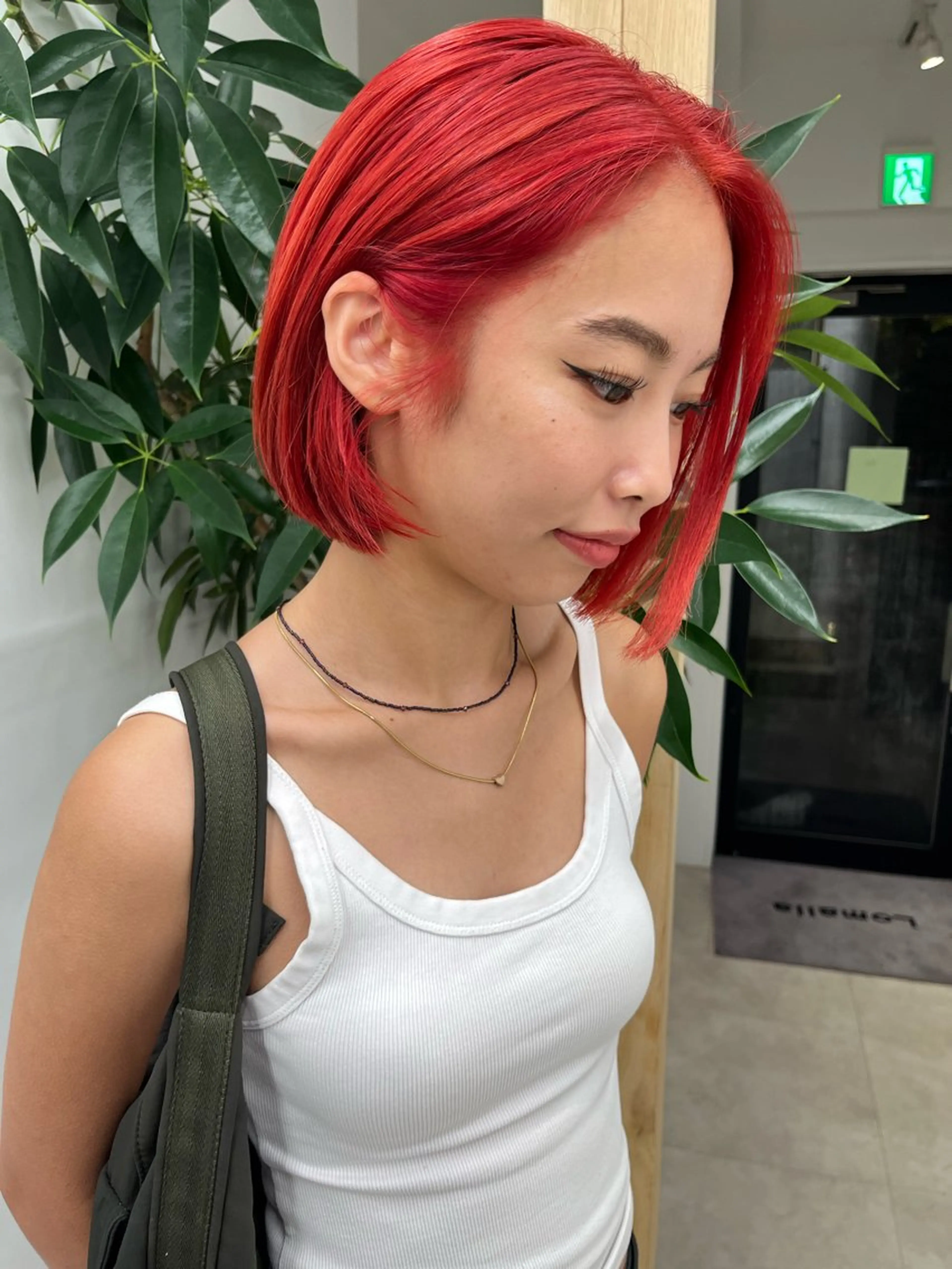 ミディアム カラー ヘアカラー トリートメント ナチュラルなヘア /ヨシダトモキのヘアスタイル