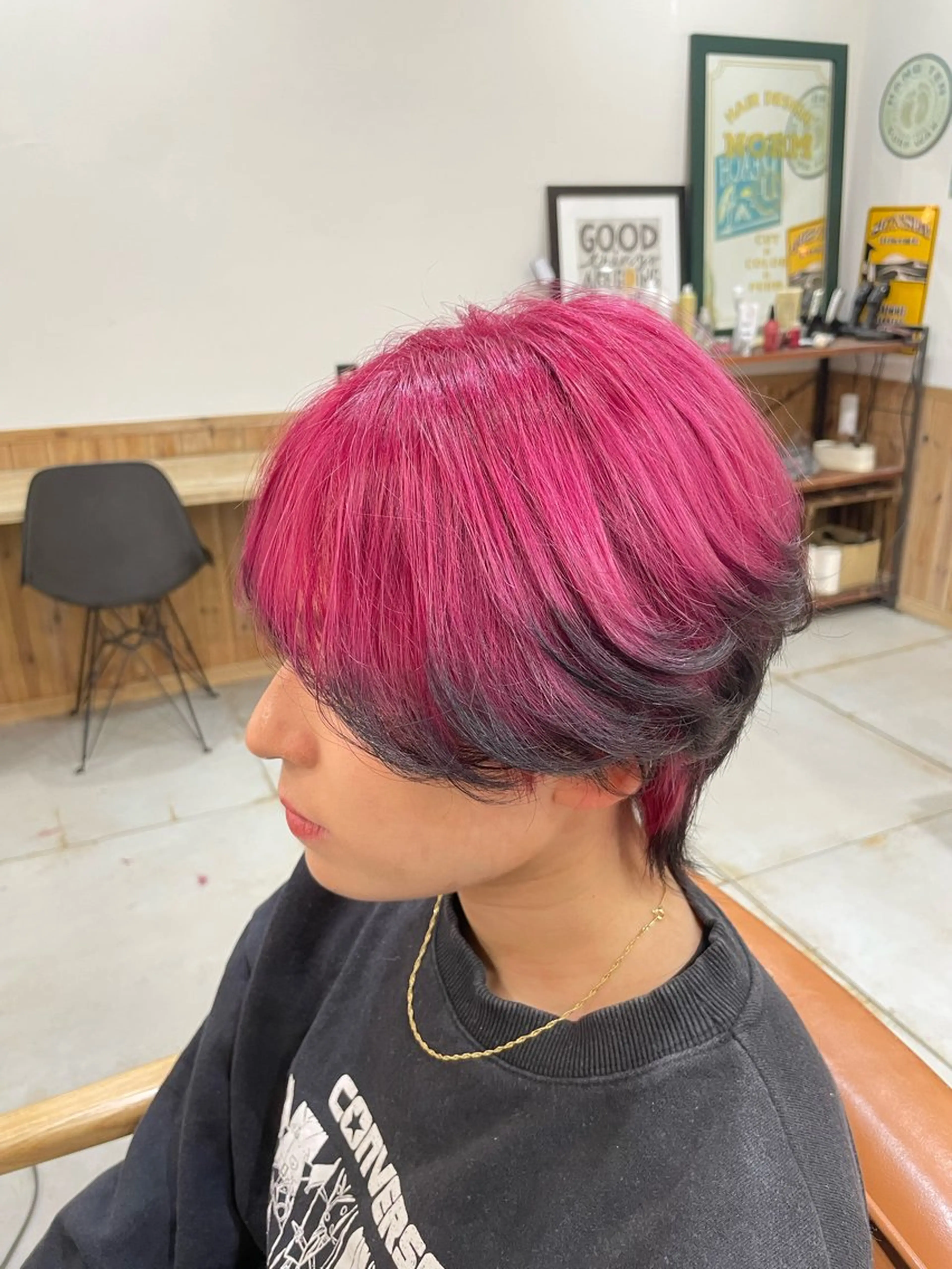 ショート カラー Wカラーレイヤーカ ット⚡️CHIAKIのヘアスタイル