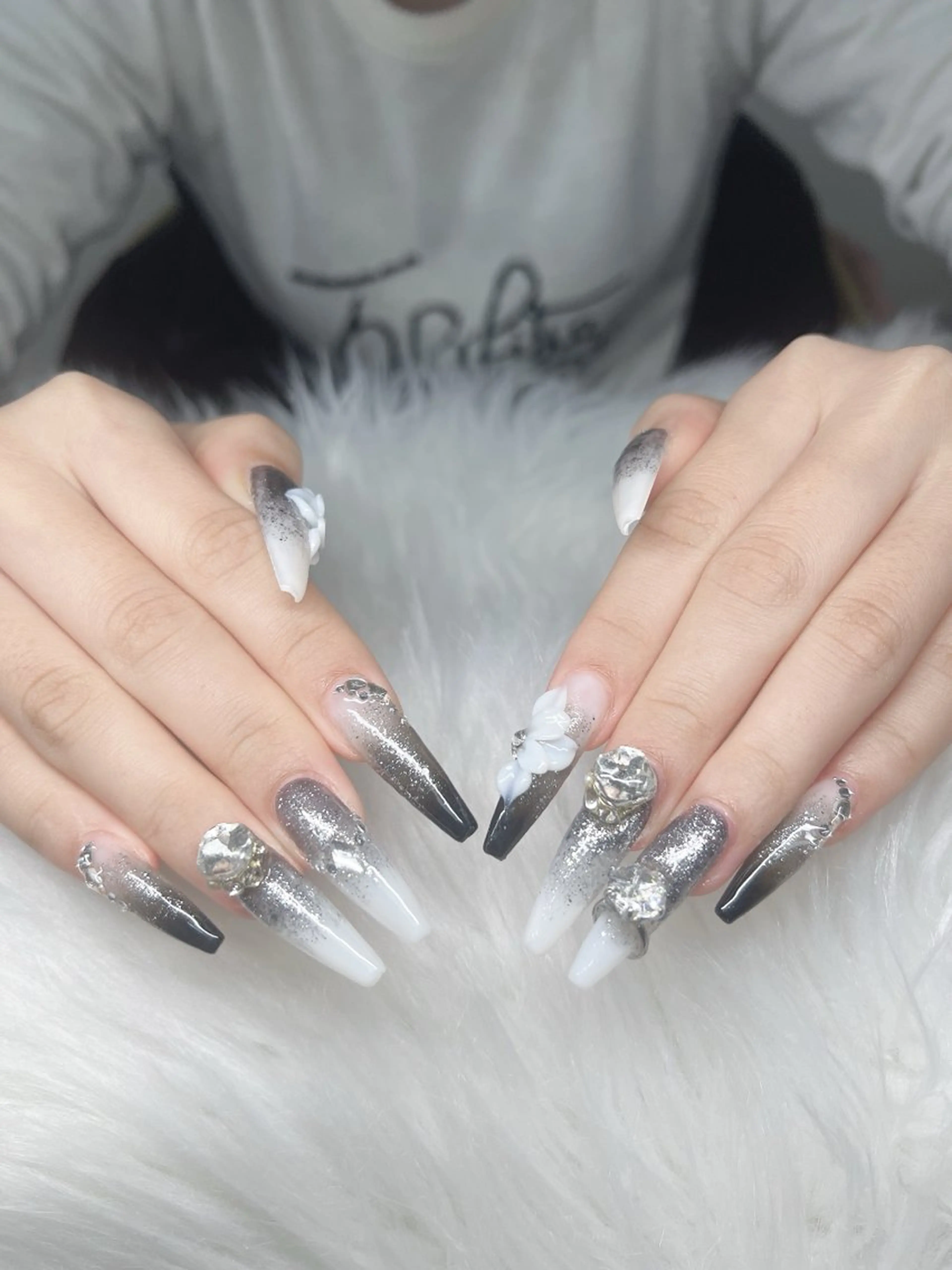 ネイル ハンドネイル Lee Nails チップ長さだし専門店のネイルデザイン
