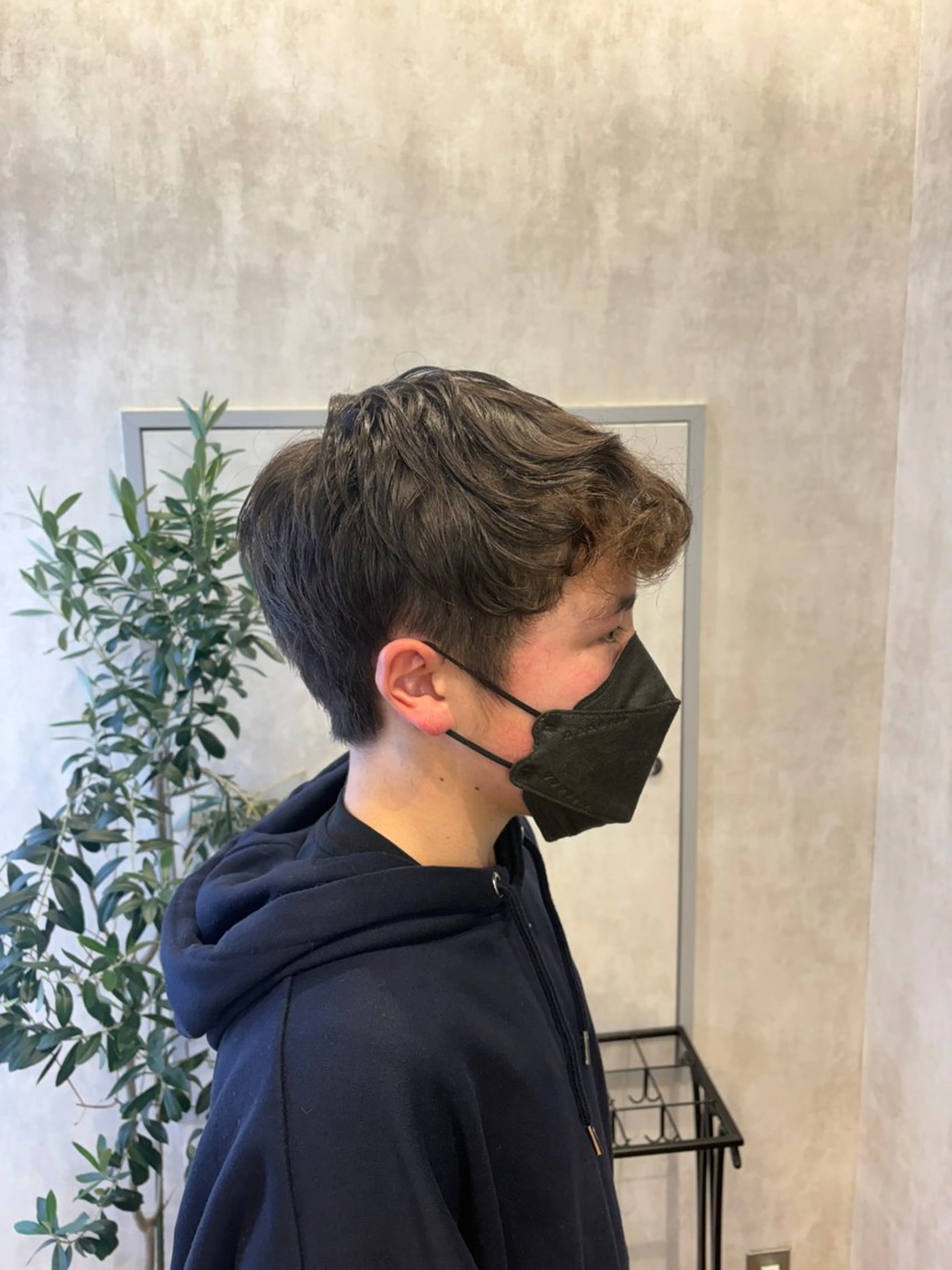 メンズカットモデルの写真