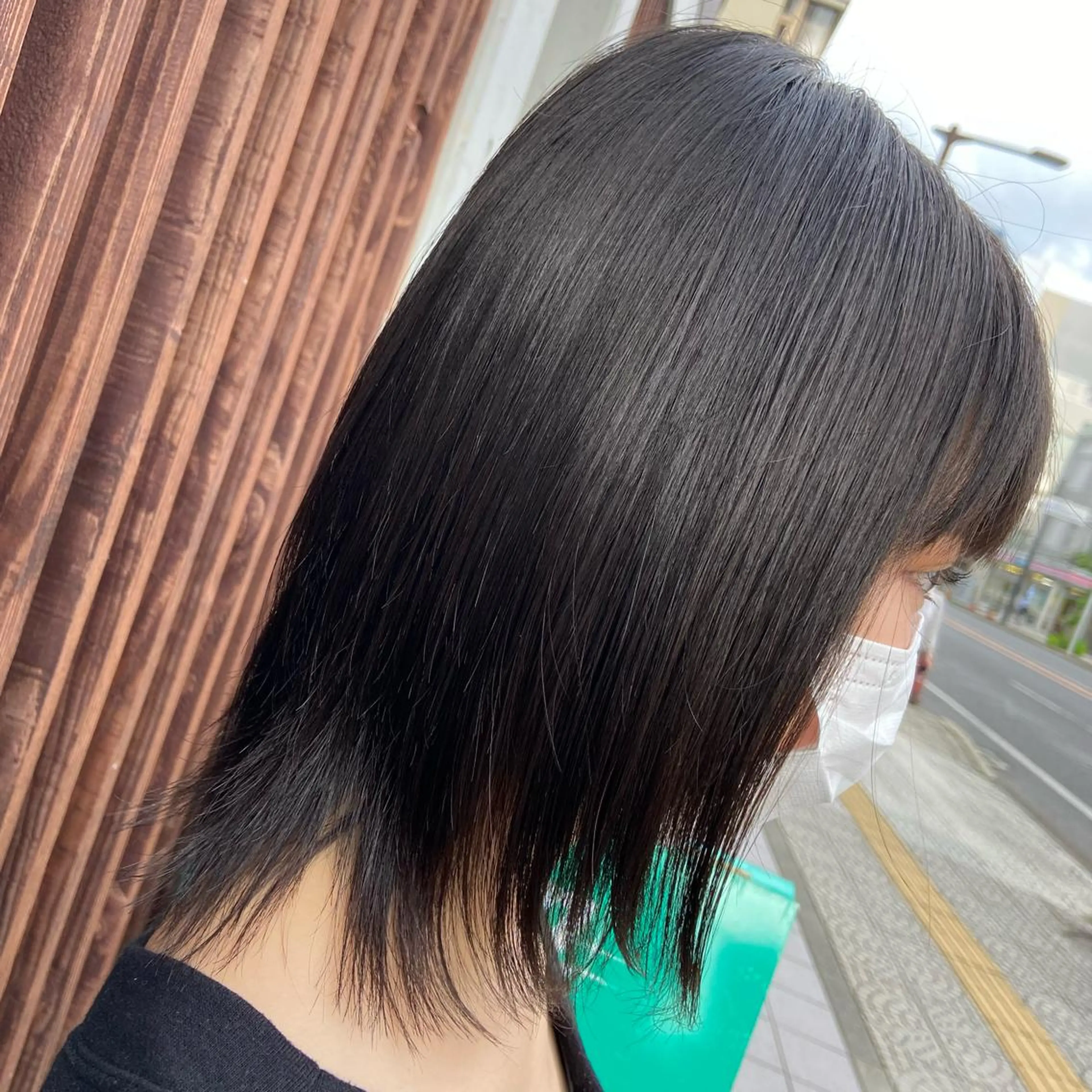 ミディアム ネイル レイヤーカット インナーカラー指名 No.1菊池柊真のヘアスタイル