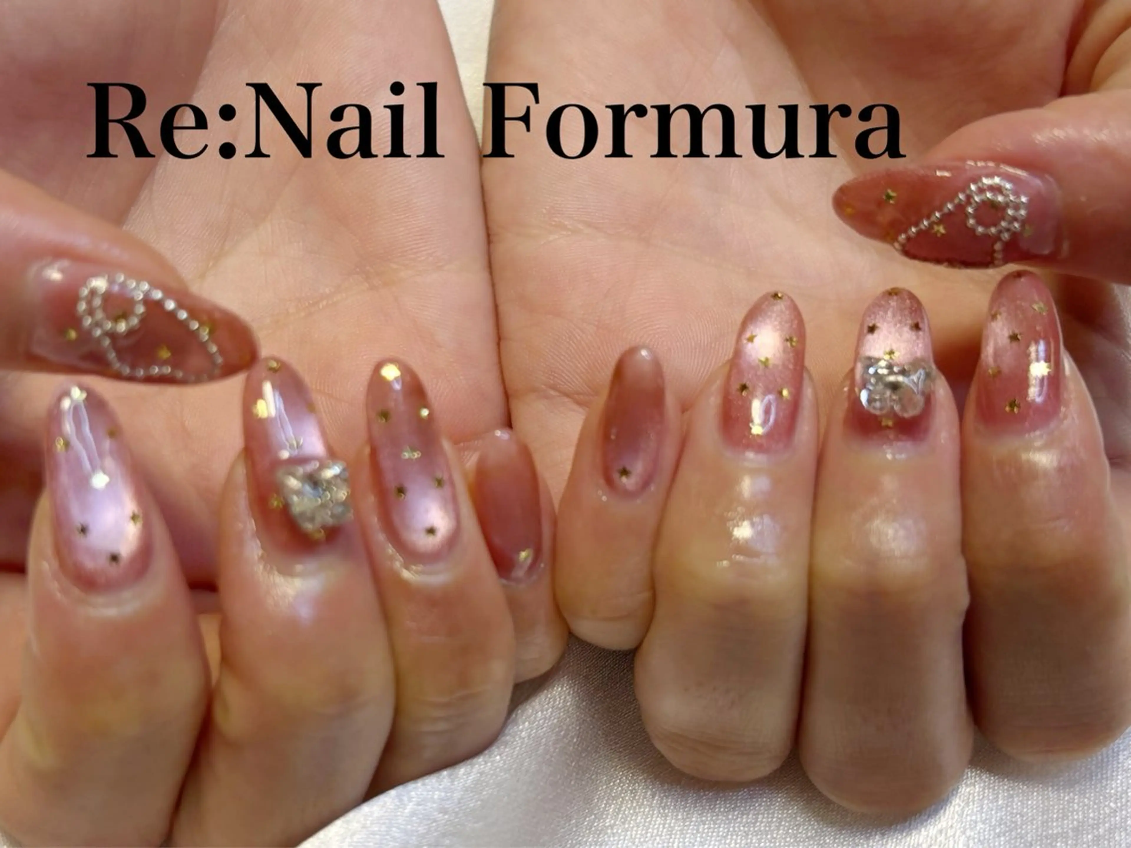 セミロング ハンドネイル Re:Nail Formula所属・kido chieのネイルデザイン