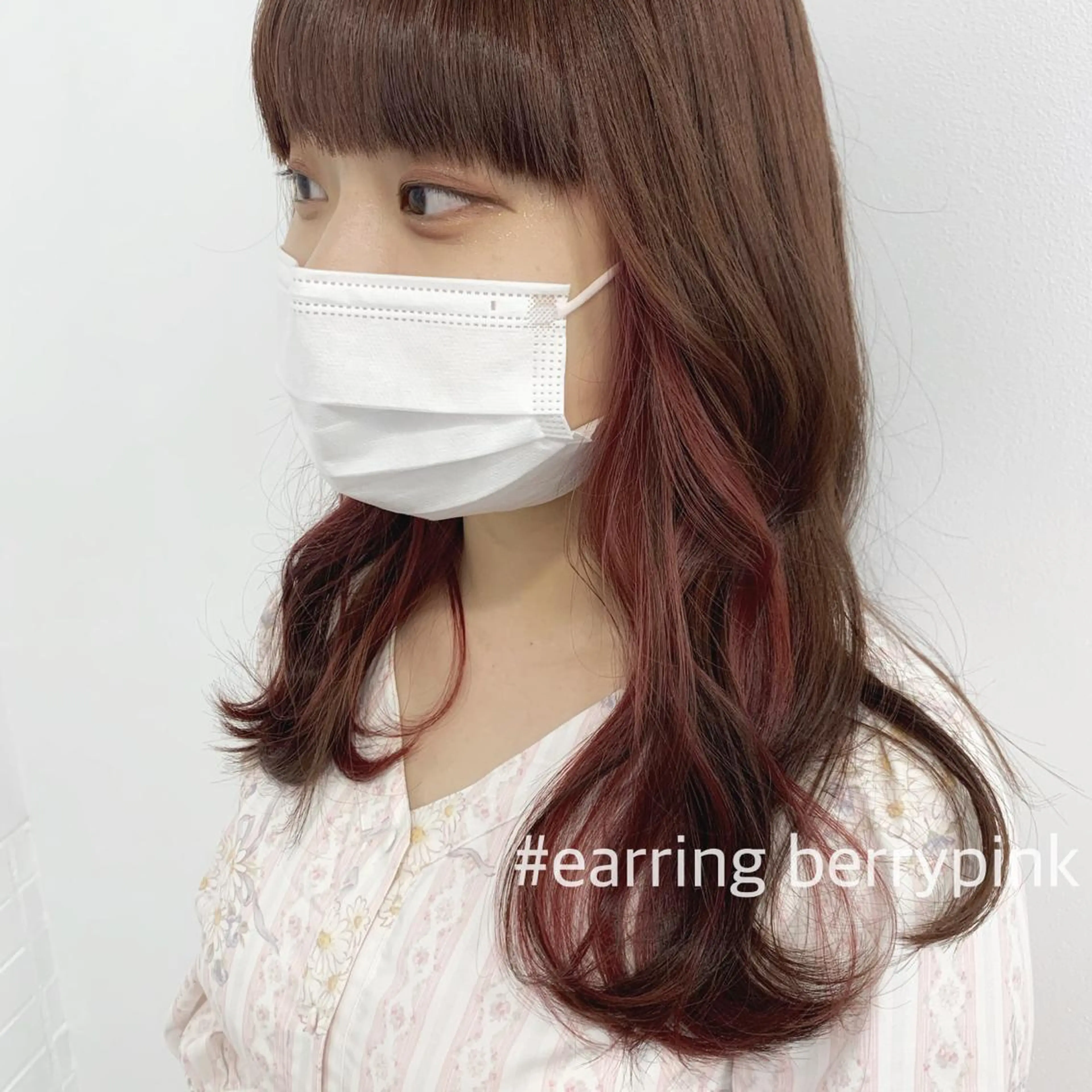 セミロング カラー ヘアアレンジ 🍒暖色✖️レイヤー ／Haruna🍒のヘアスタイル