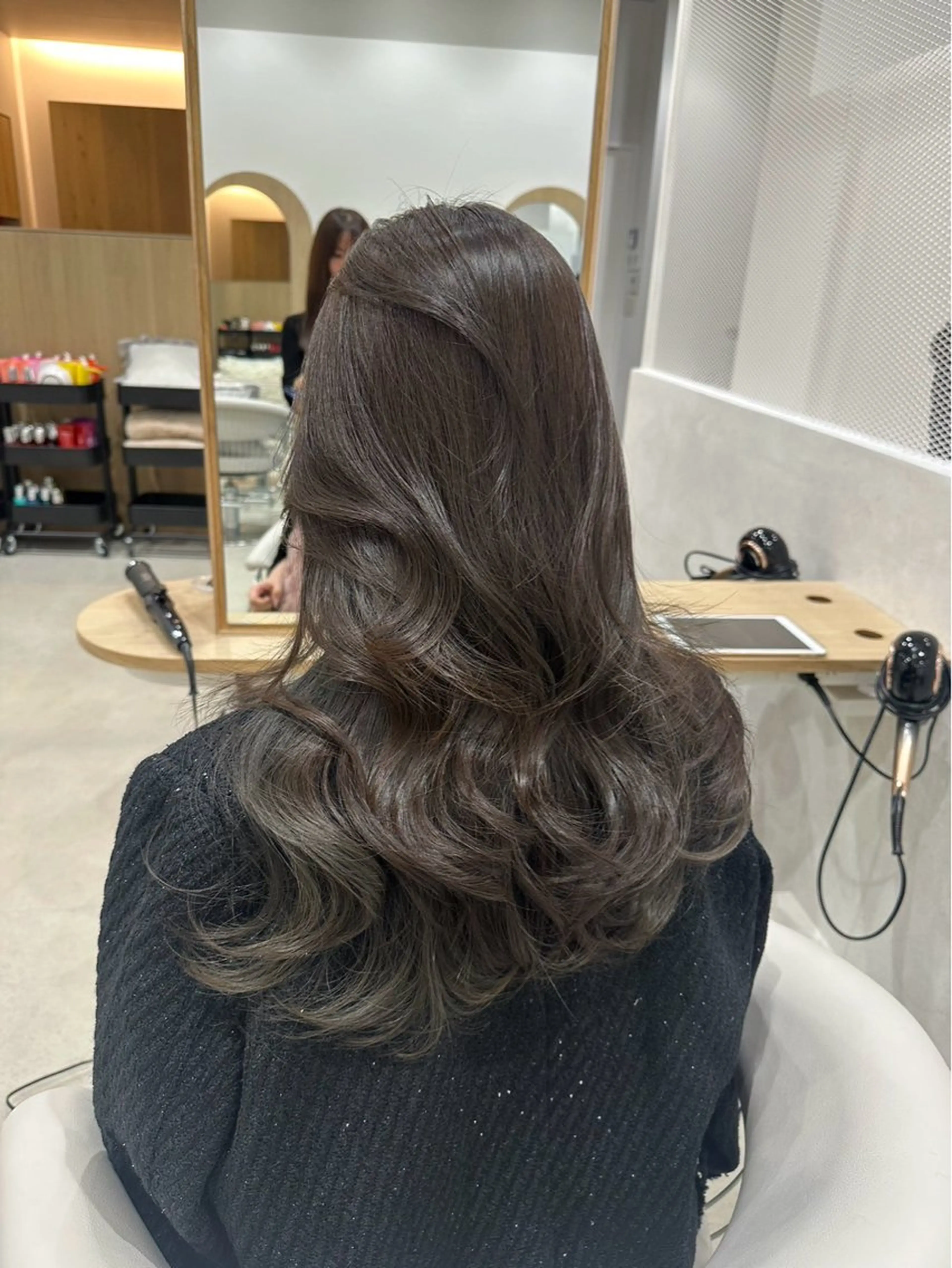 ロング カラー 韓国風ヘア レイヤーカット カット noe所属・ボブ/艶髪/栄/ 名古屋/COCOのヘアスタイル