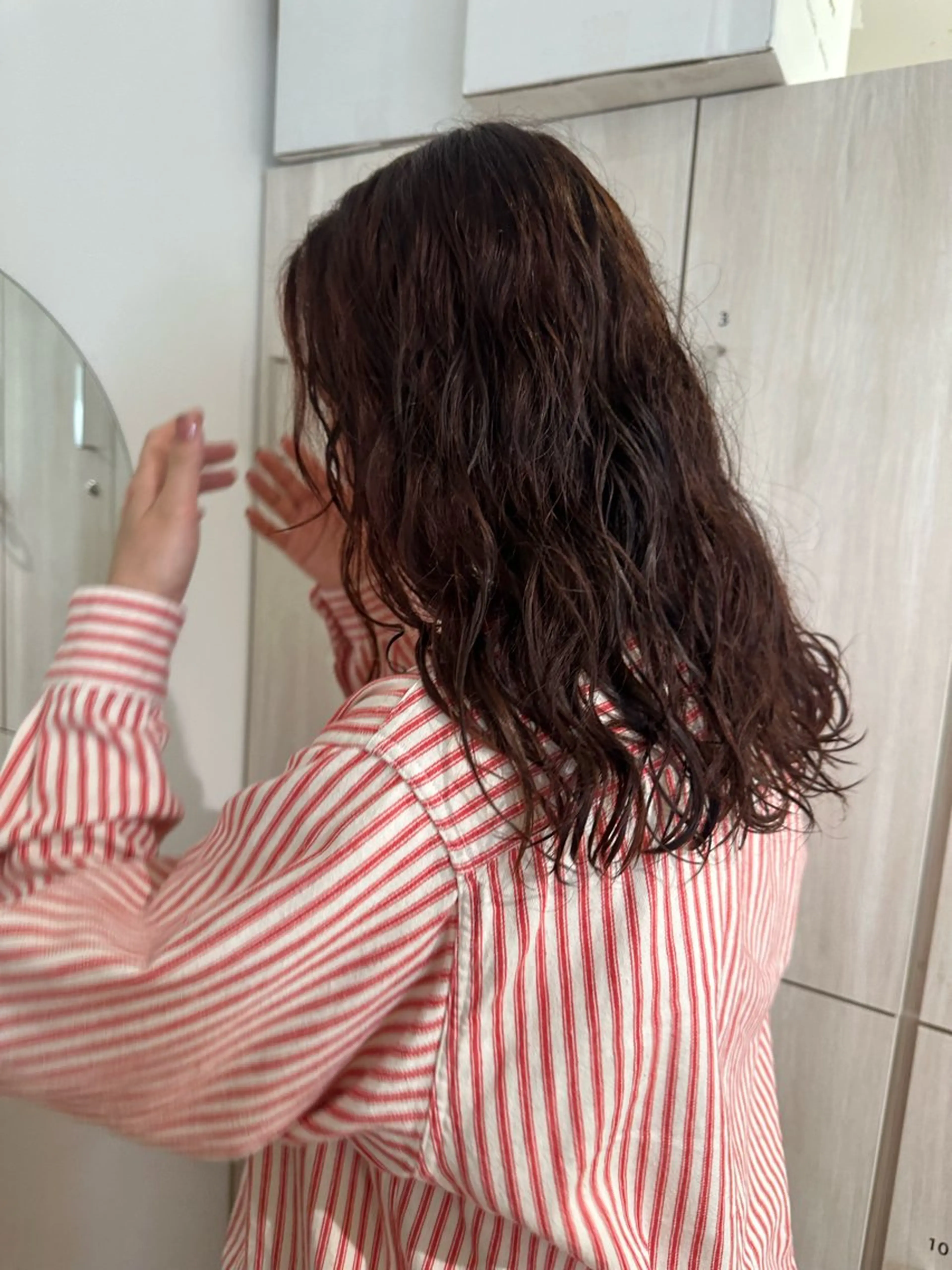 セミロング カラー パーマ 【yate'】 Noanのヘアスタイル