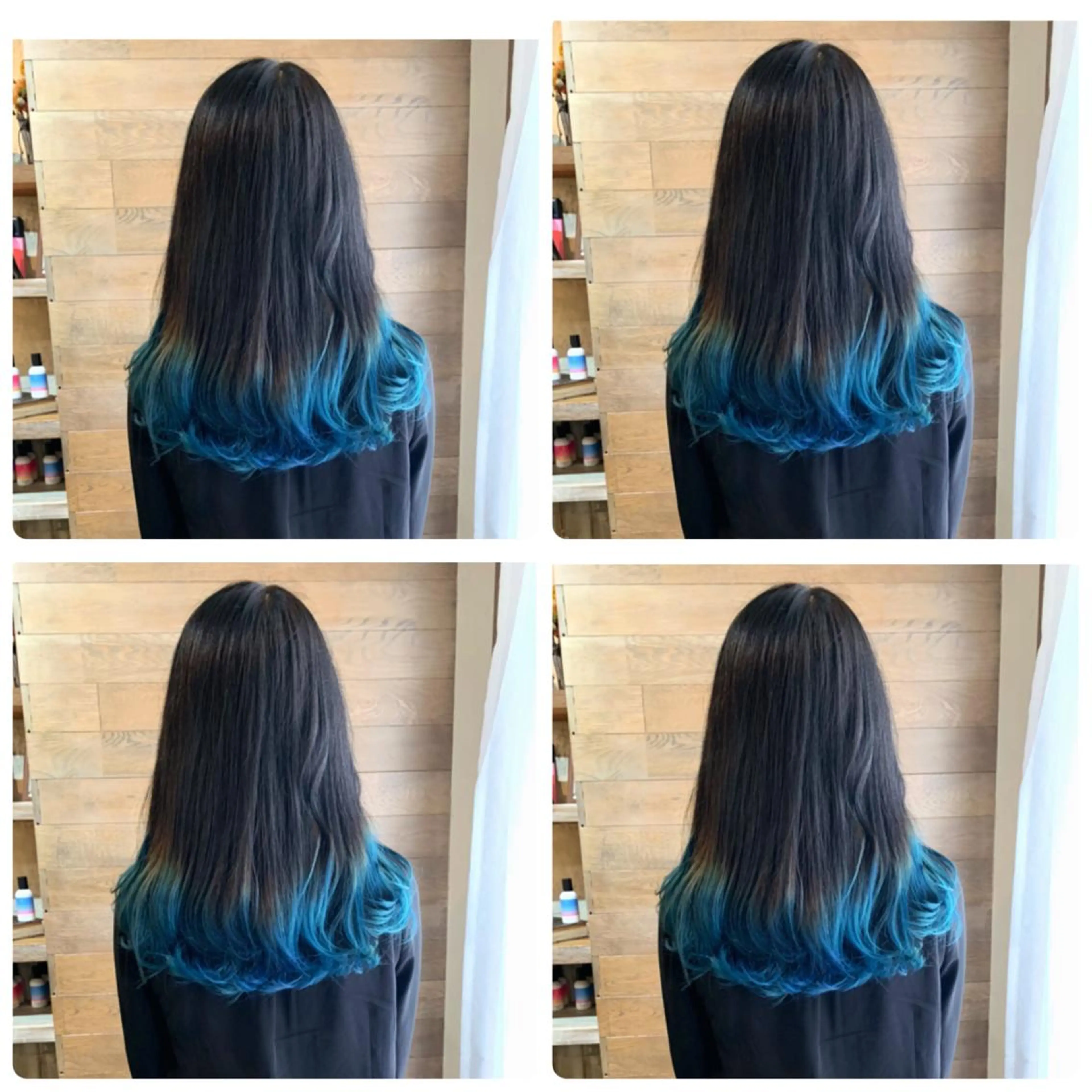 ロング カラー バレイヤージュ ブラウンカラー ココアブラウン デザインカラー グラデーションカラー カット ヘアカラー 京都大人女性ショート 徒歩1分/秋山のヘアスタイル