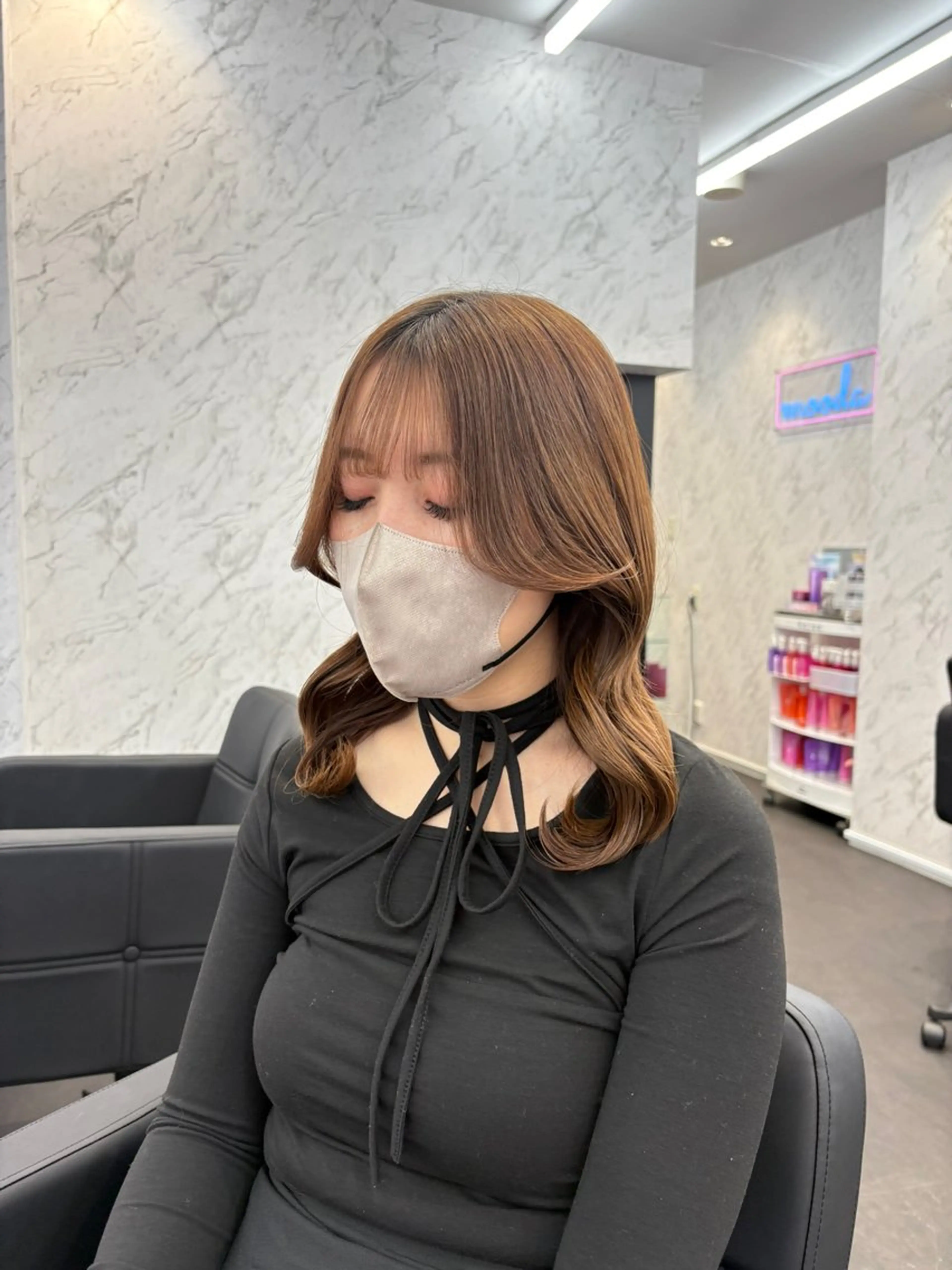 ヘアセット hair salon dot. mooda 韓国風サロン 町田店所属・韓国風ヘア🎀🩶 /♡𝓝𝓸𝓪♡のヘアスタイル