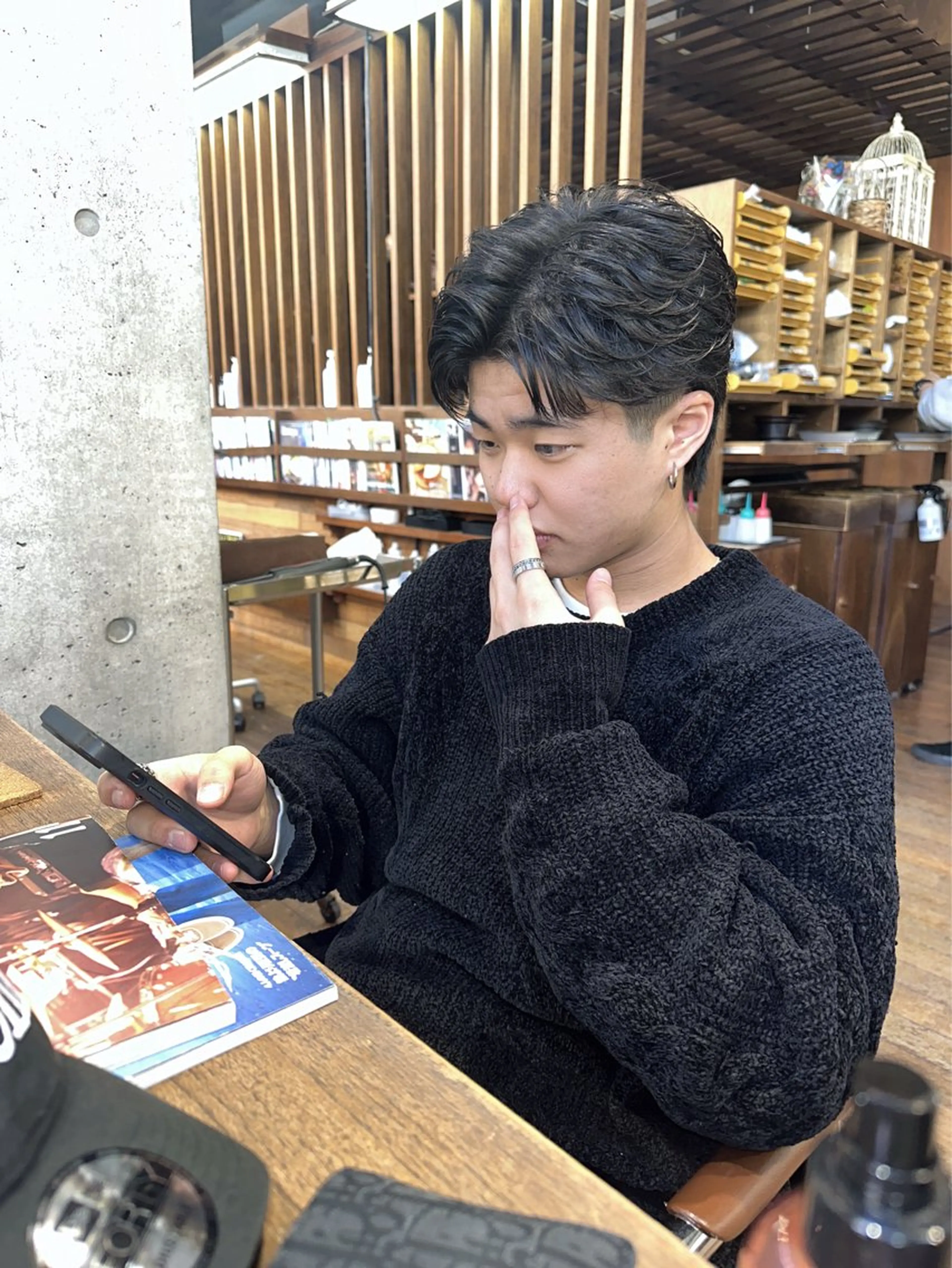 メンズ 髪質改善トリートメント&ケアカラー MRN.新宿西口所属・👑MRN👑 HIROMIのヘアスタイル