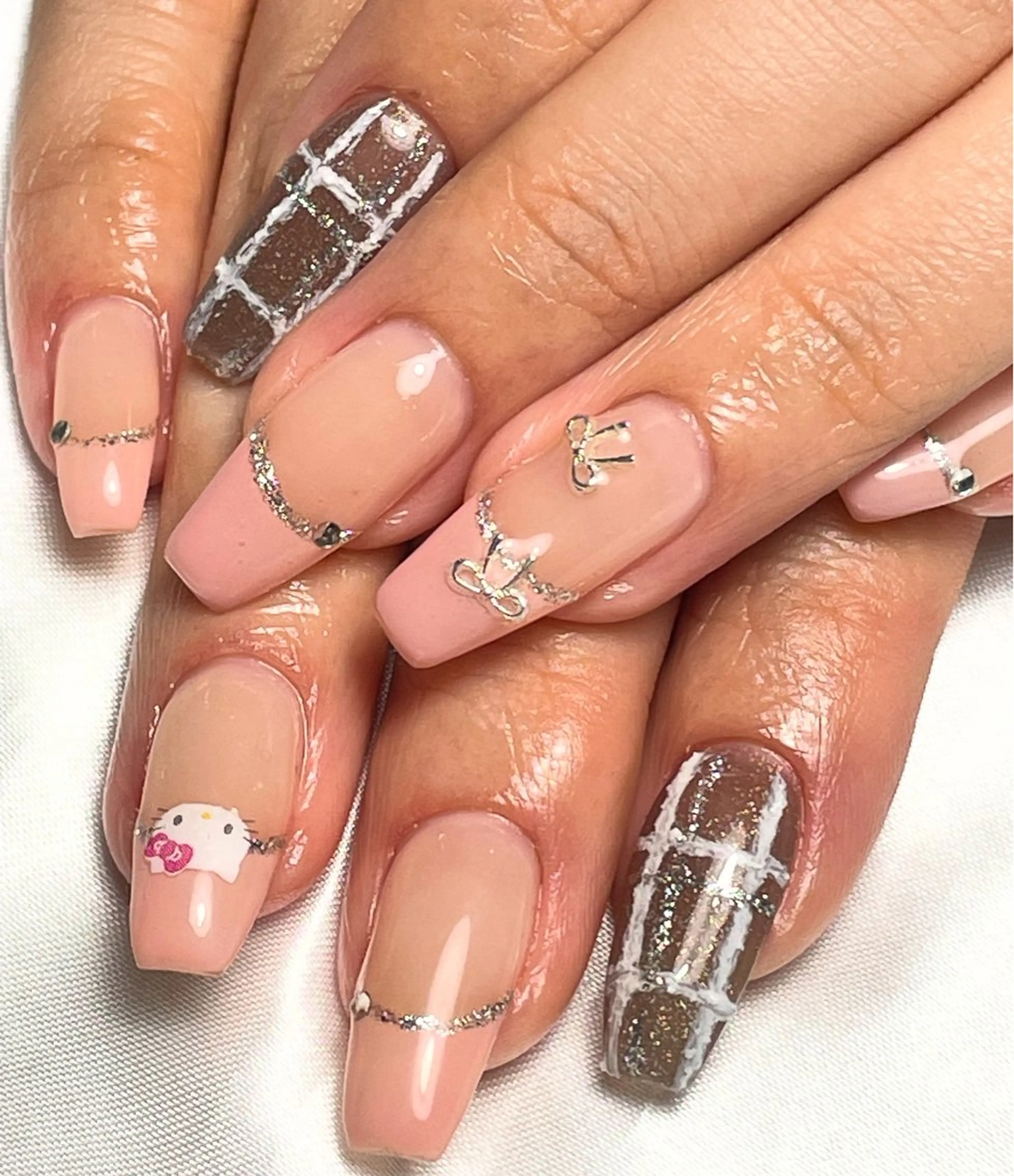 ネイル 持ち込み シンプルネイル BavardageNail所属・Bavardage Nailのネイルデザイン