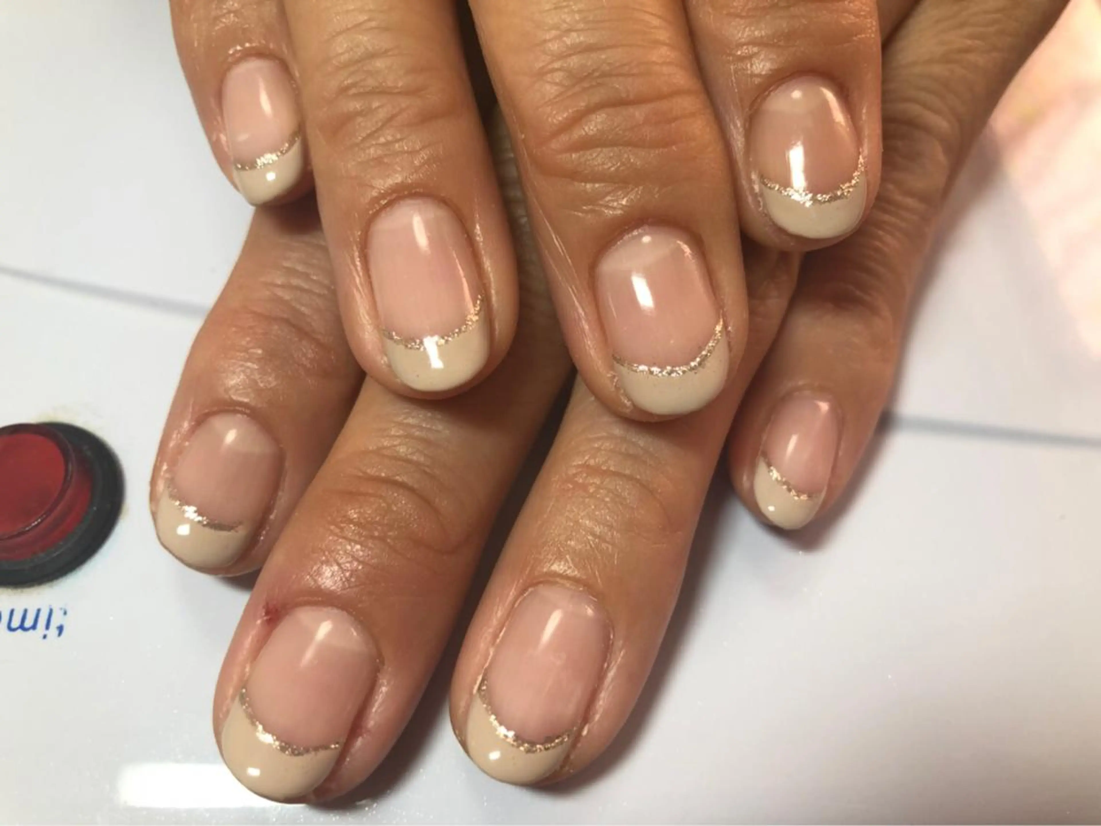 フレンチネイル（オフは別途）の写真