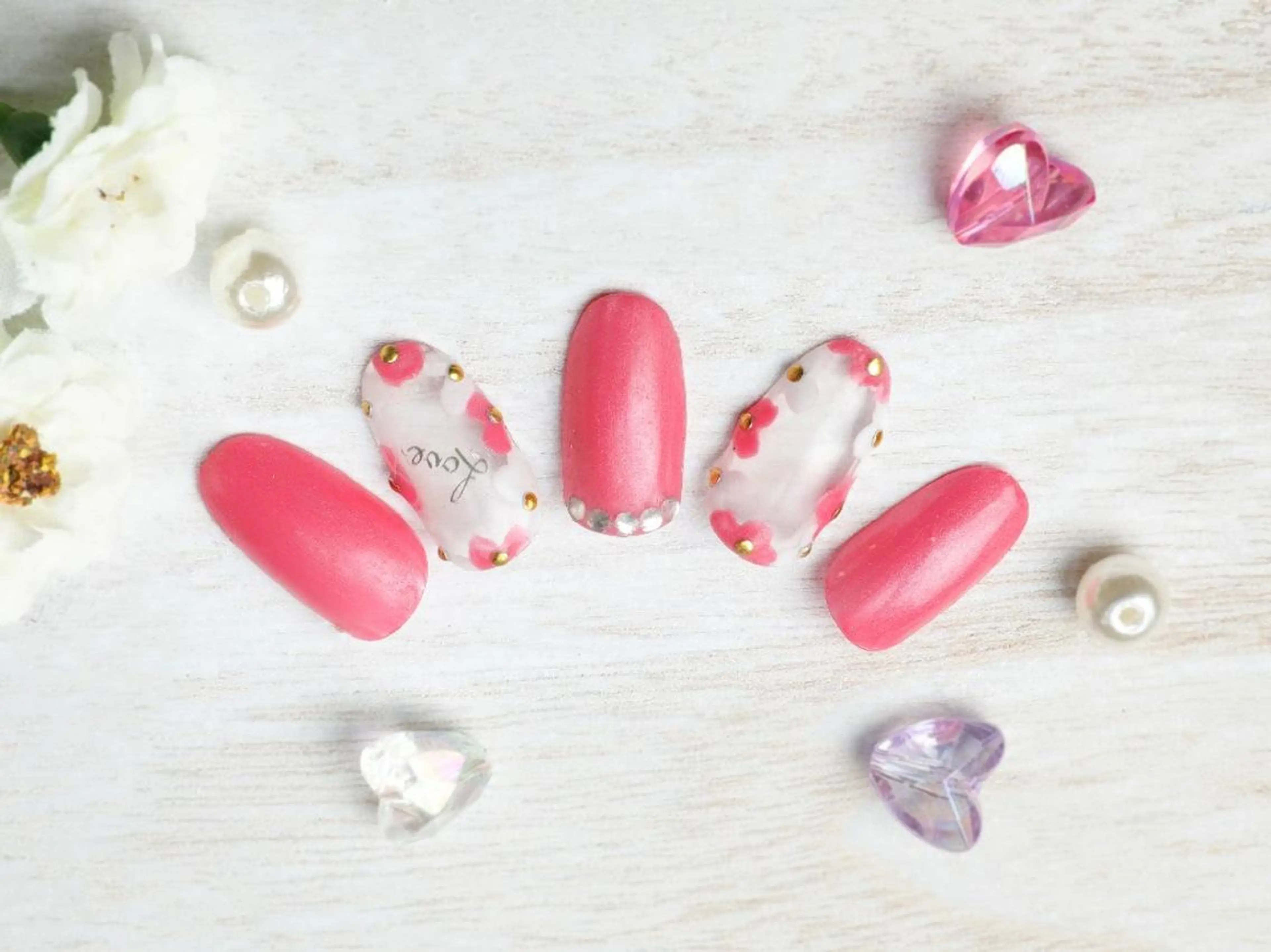 ネイル クリアネイル 近藤 美春のネイルデザイン