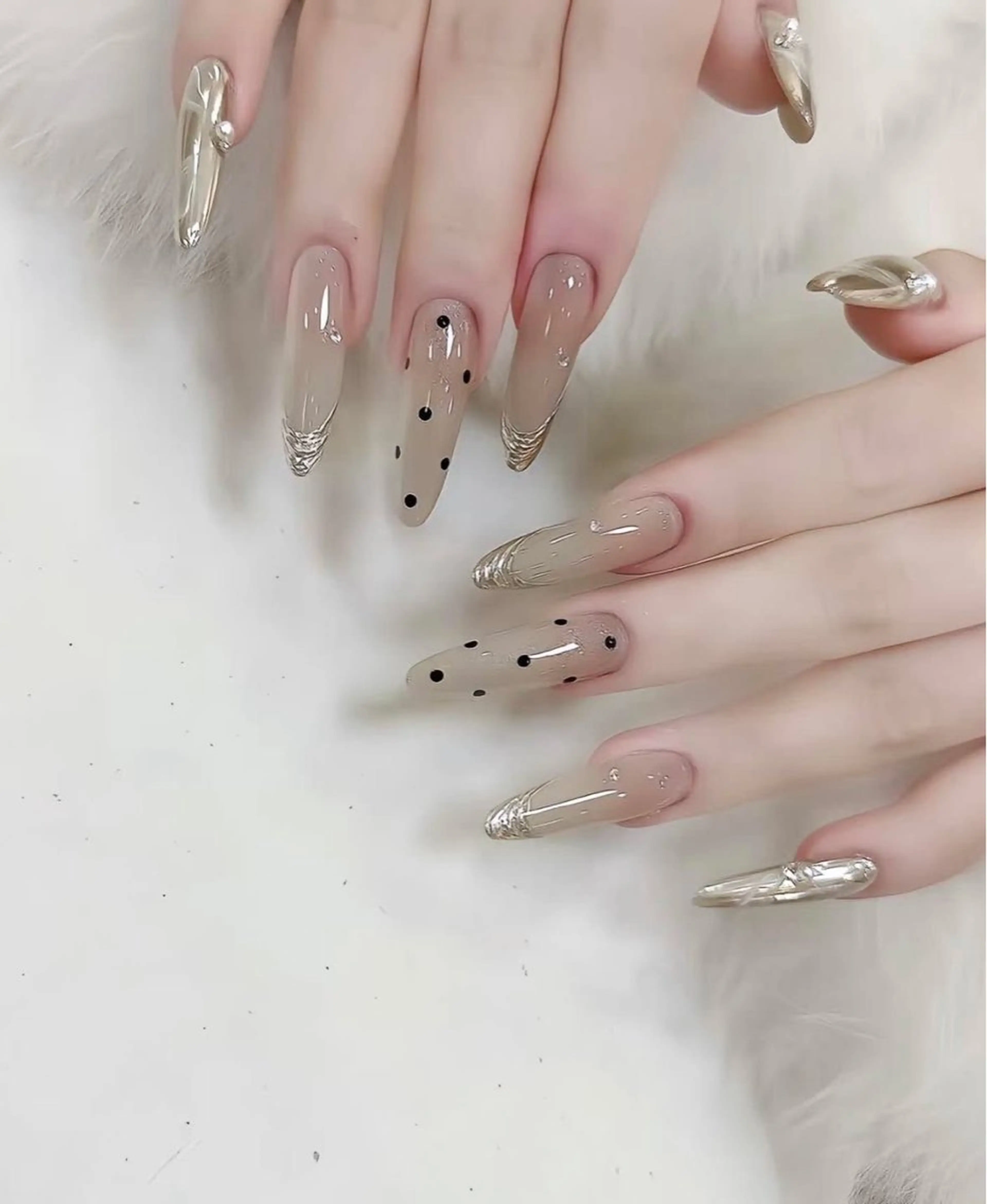 ❤️‍🔥🉐10本長さ出し💎6本アート(ストーン-パーツ付け放題) 25%🉐💎💅の写真