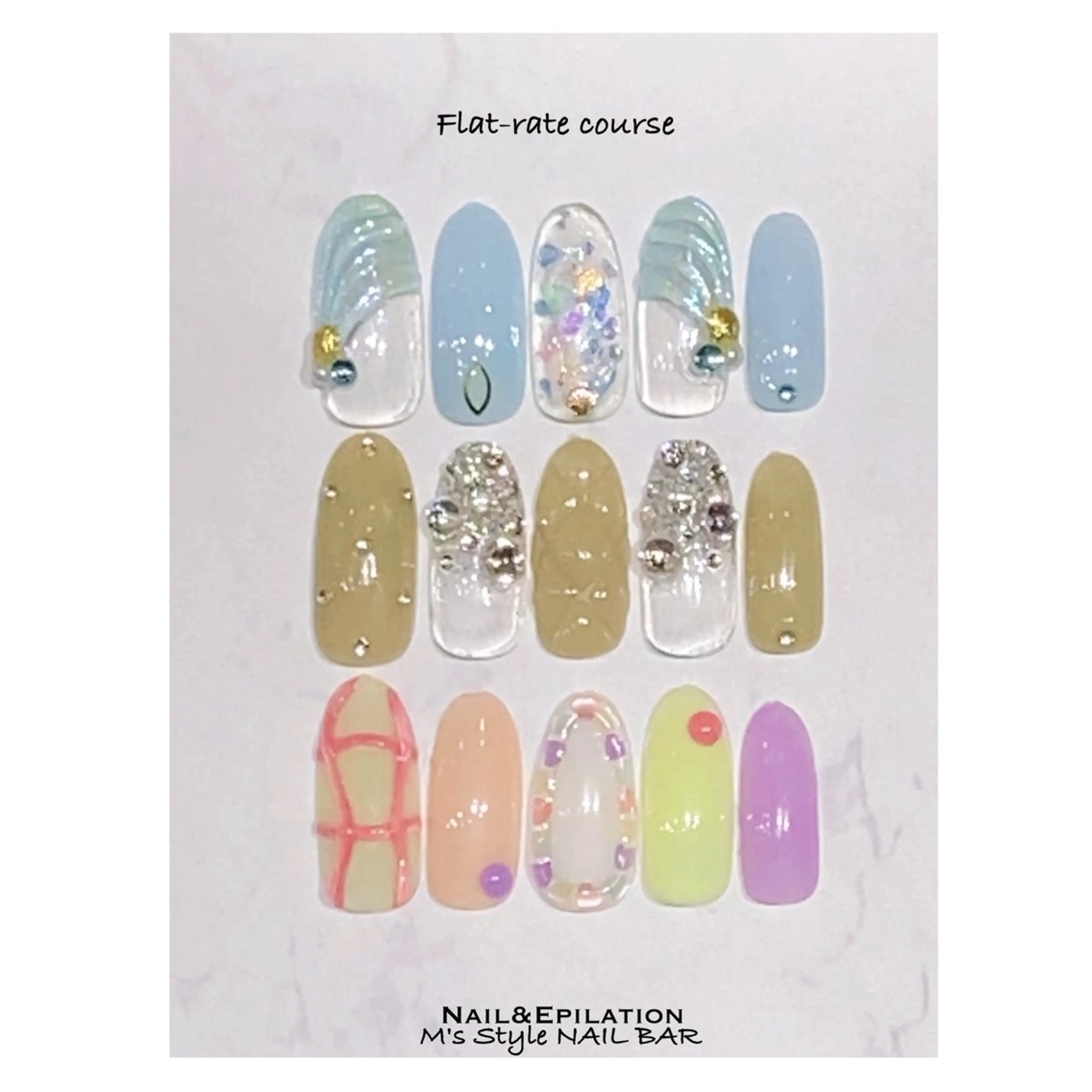 ネイル 成人式 フットネイル フレンチネイル ジェルネイル 韓国ネイル ハンドネイル M's Style NAIL BARのエステ・リラクイメージ