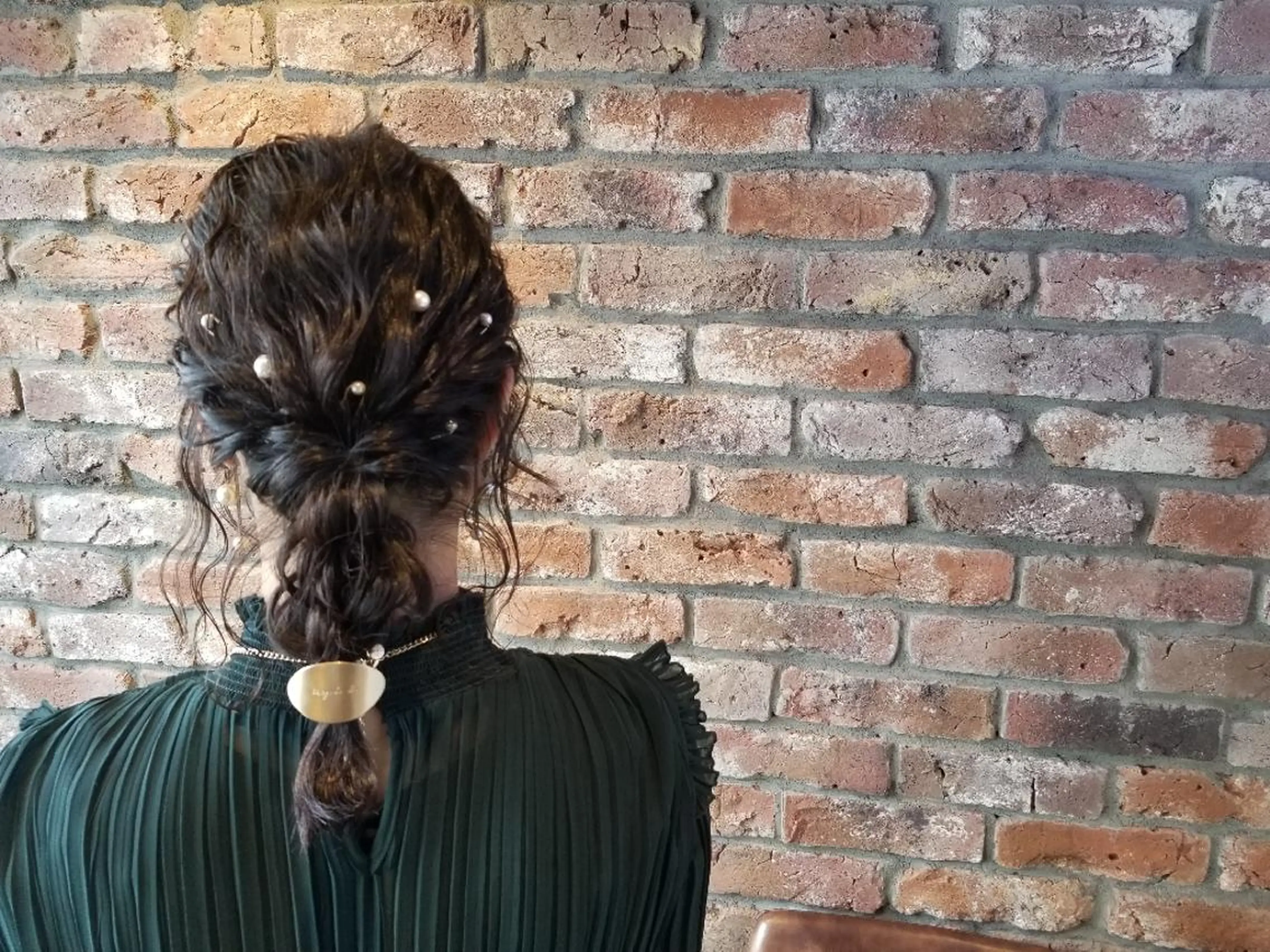 ミディアム ヘアアレンジ 結婚式・ブライダル ヘアセット ヘアセット/髪質改善 /カラー/TADOのヘアスタイル